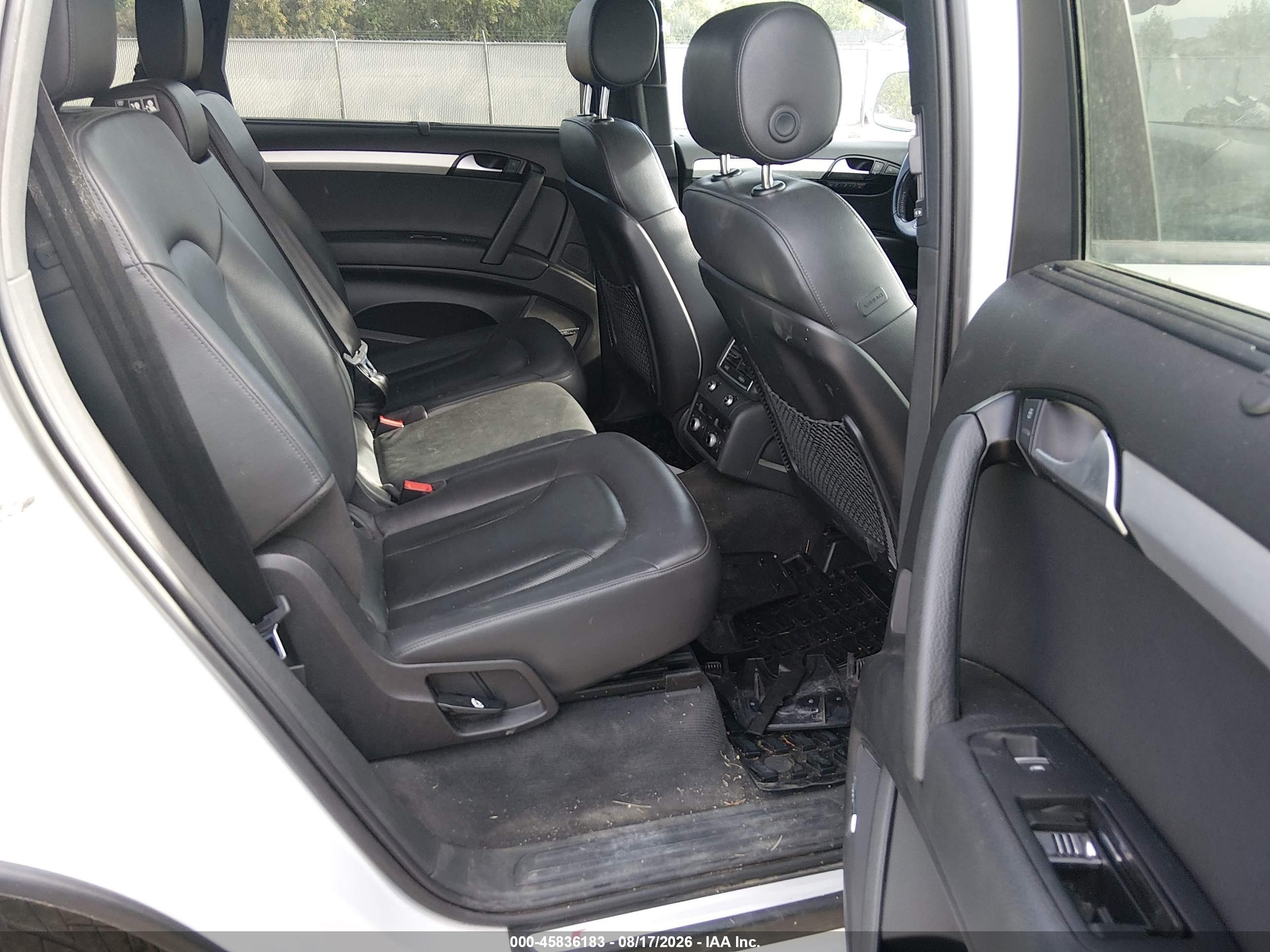 2014 Audi Q7 3.0t S Line Prestige White vin: WA1DGBFE9ED018888