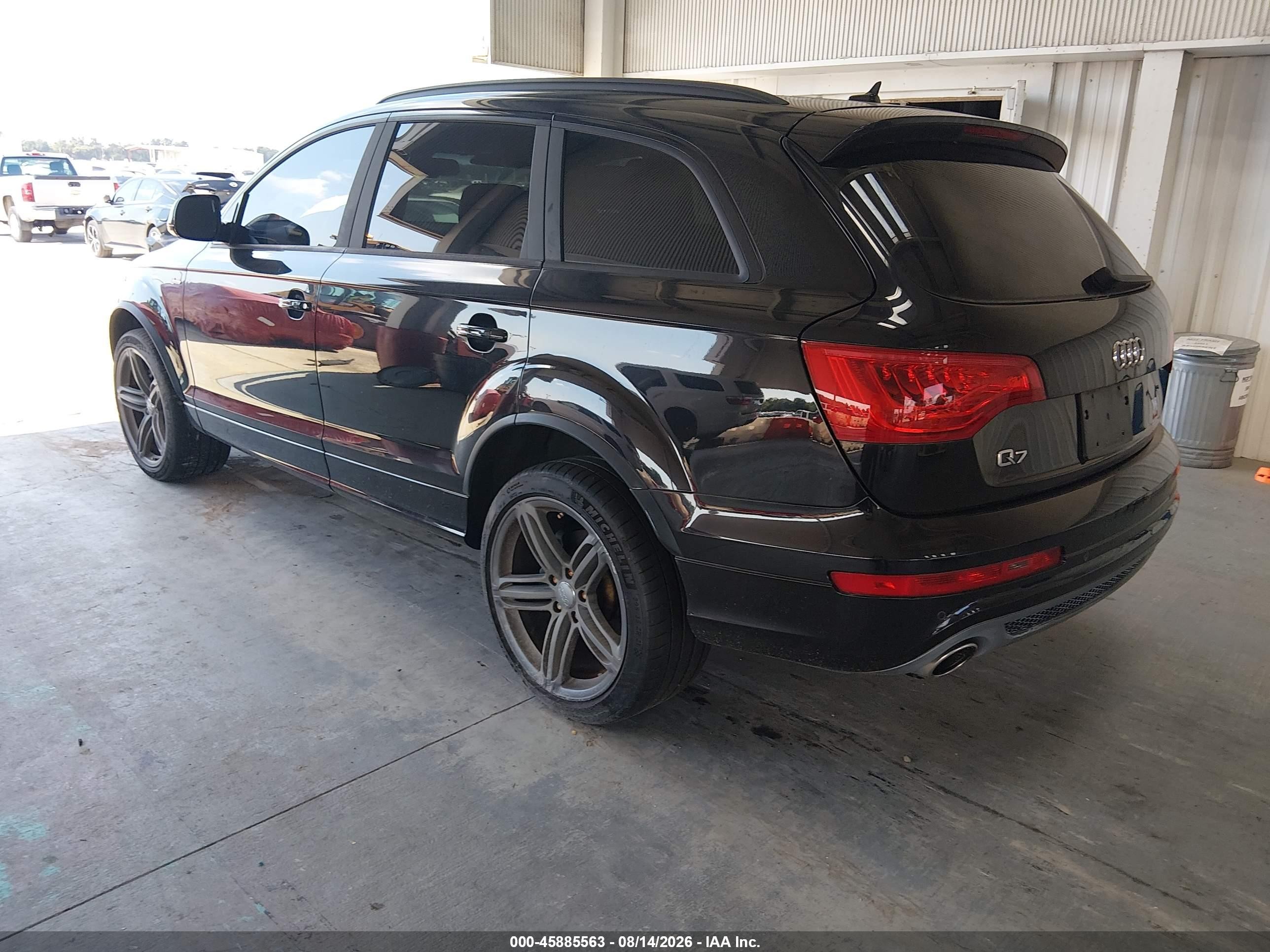 2012 Audi Q7 3.0t S Line Prestige Black vin: WA1DGBFEXCD009274