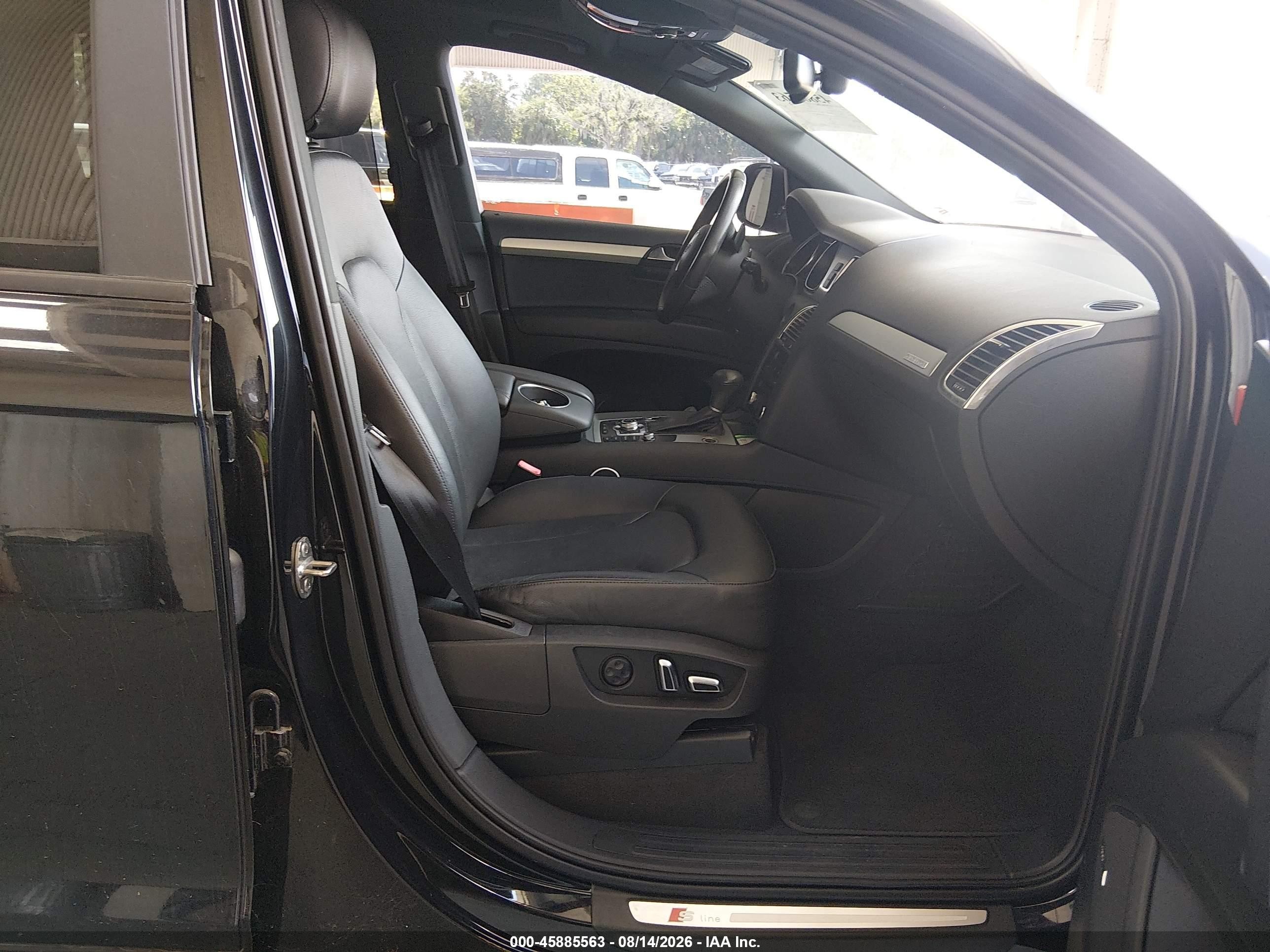 2012 Audi Q7 3.0t S Line Prestige Black vin: WA1DGBFEXCD009274
