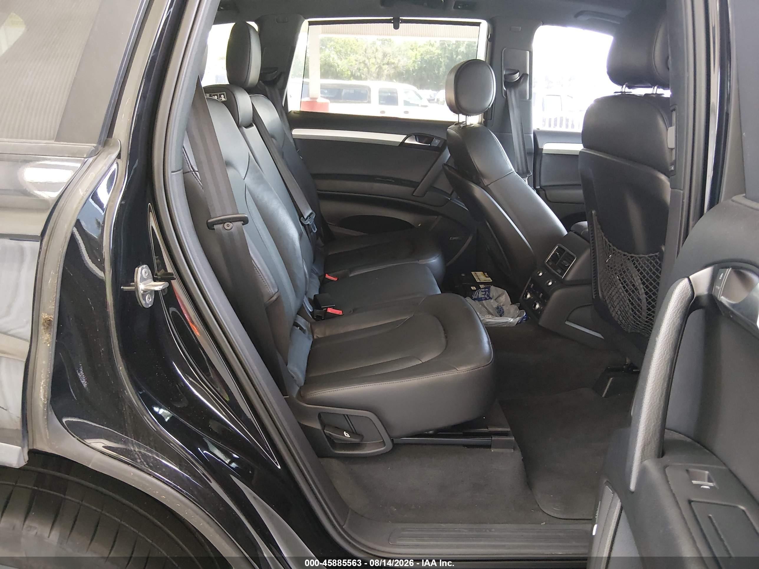 2012 Audi Q7 3.0t S Line Prestige Black vin: WA1DGBFEXCD009274