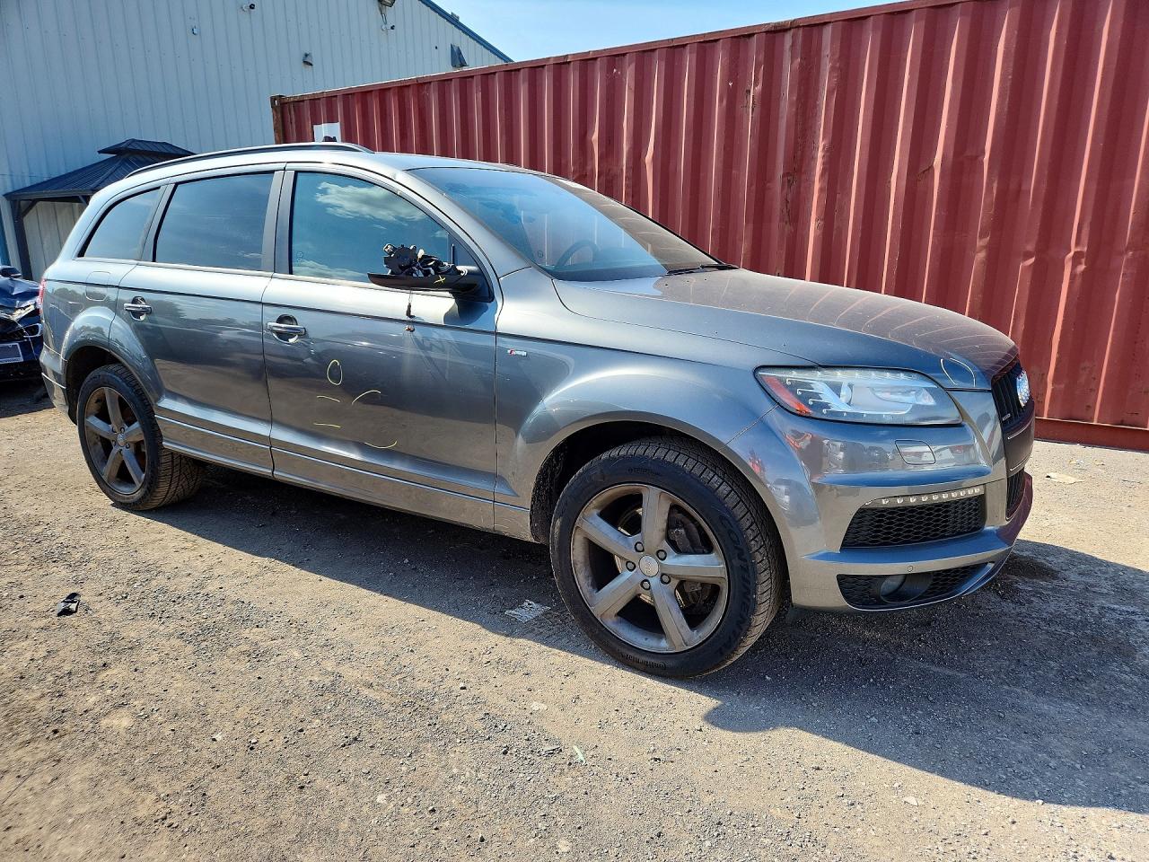 2014 Audi Q7 Prestige Silver vin: WA1DGCFE5ED014763
