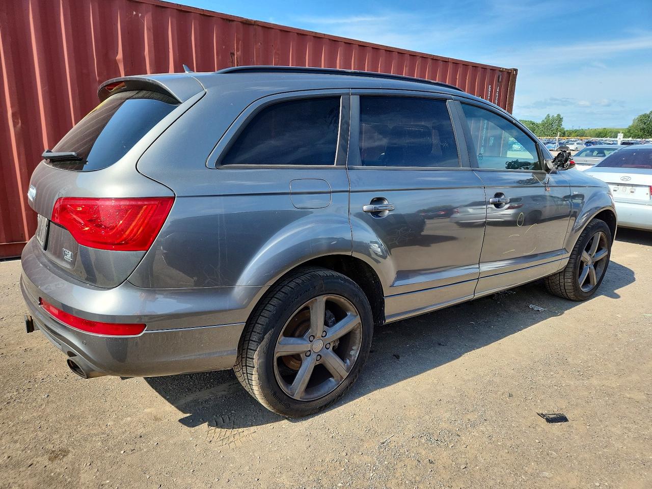 2014 Audi Q7 Prestige Silver vin: WA1DGCFE5ED014763