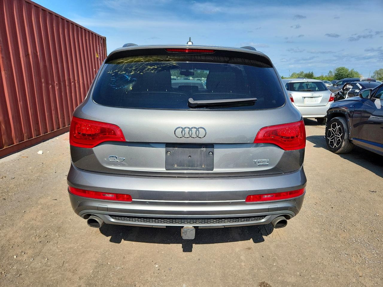 2014 Audi Q7 Prestige Silver vin: WA1DGCFE5ED014763