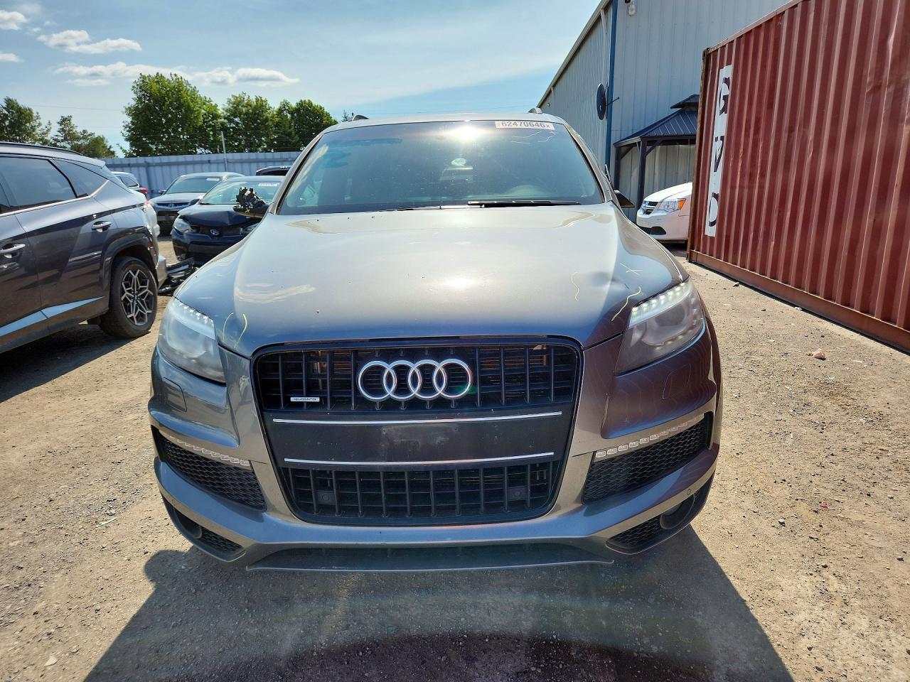 2014 Audi Q7 Prestige Silver vin: WA1DGCFE5ED014763