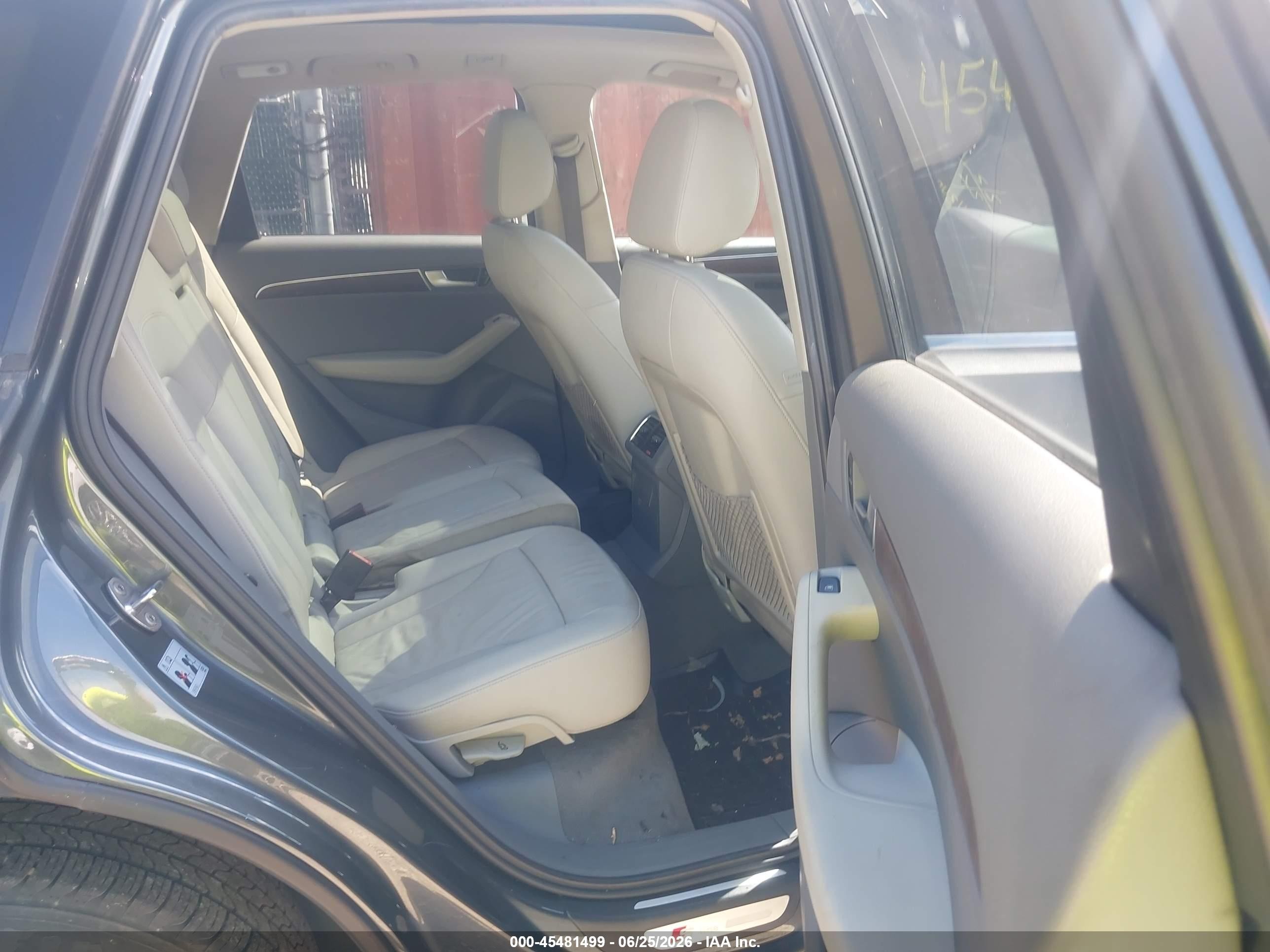 2012 Audi Q5 3.2 Premium Plus Gray vin: WA1DKAFP0CA093455