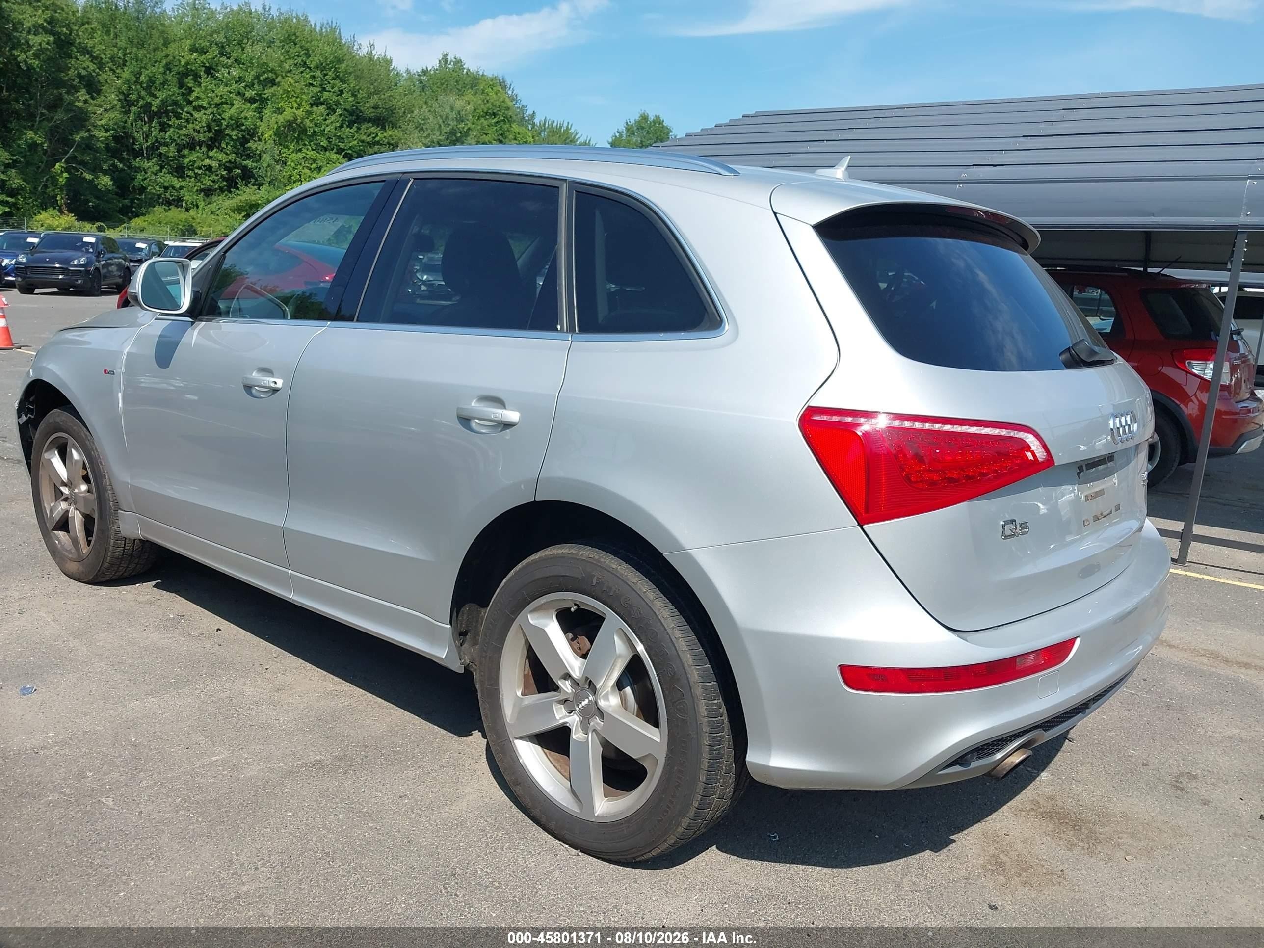 2011 Audi Q5 3.2 Premium Plus Silver vin: WA1DKAFP1BA090367