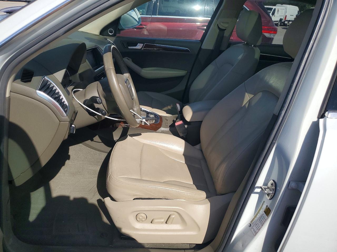 2012 Audi Q5 Premium Plus White vin: WA1DKAFP1CA085090
