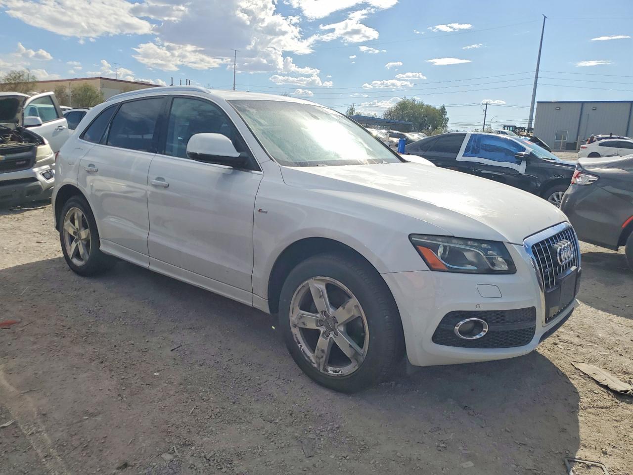 2012 Audi Q5 Premium Plus White vin: WA1DKAFP1CA085090