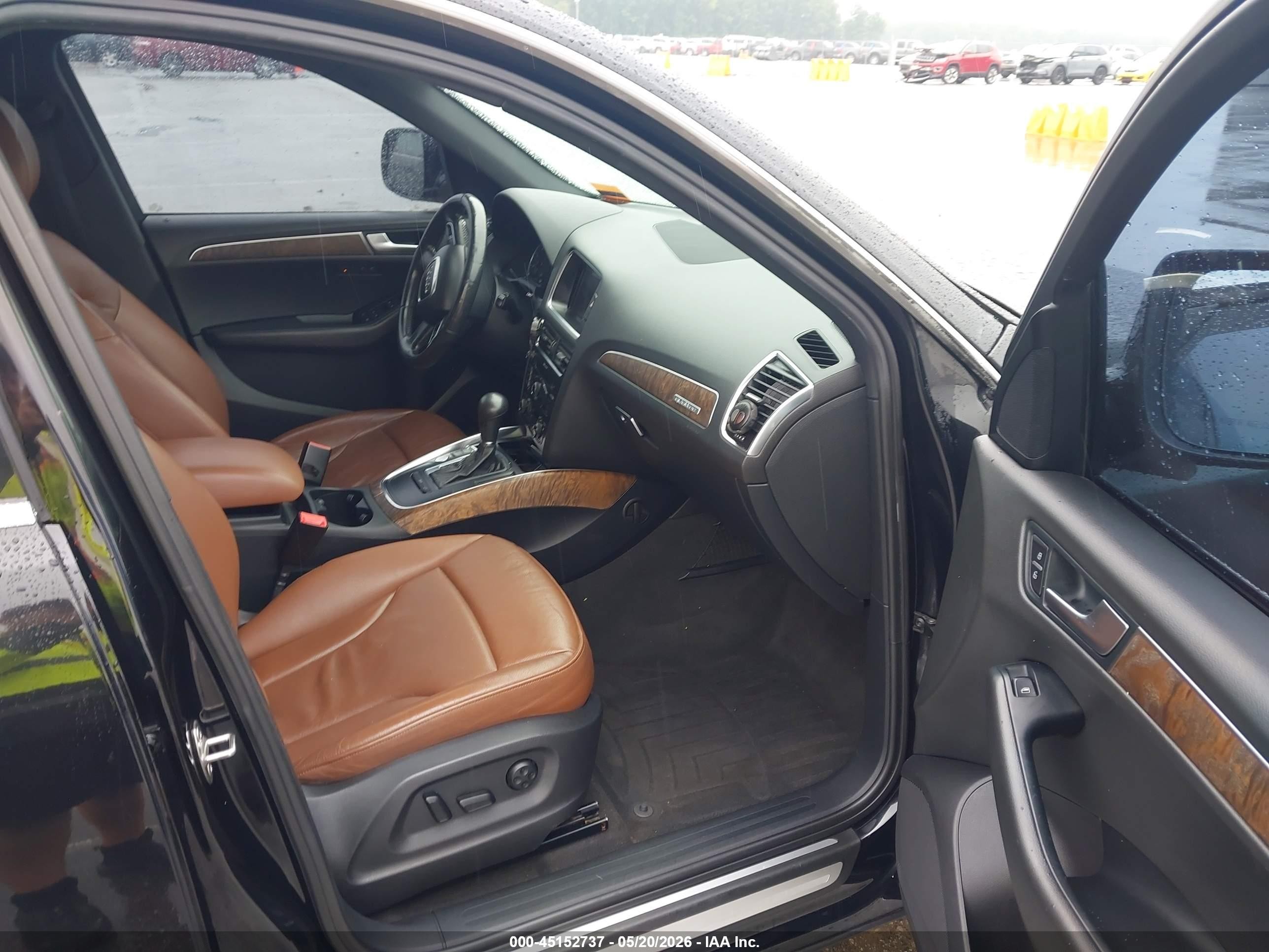 2012 Audi Q5 3.2 Premium Plus Black vin: WA1DKAFP2CA034732
