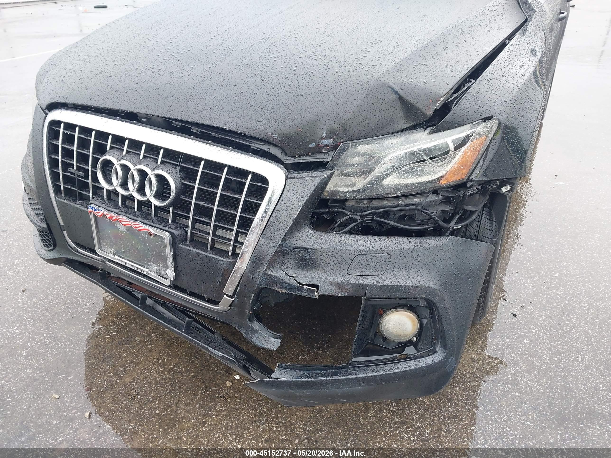 2012 Audi Q5 3.2 Premium Plus Black vin: WA1DKAFP2CA034732