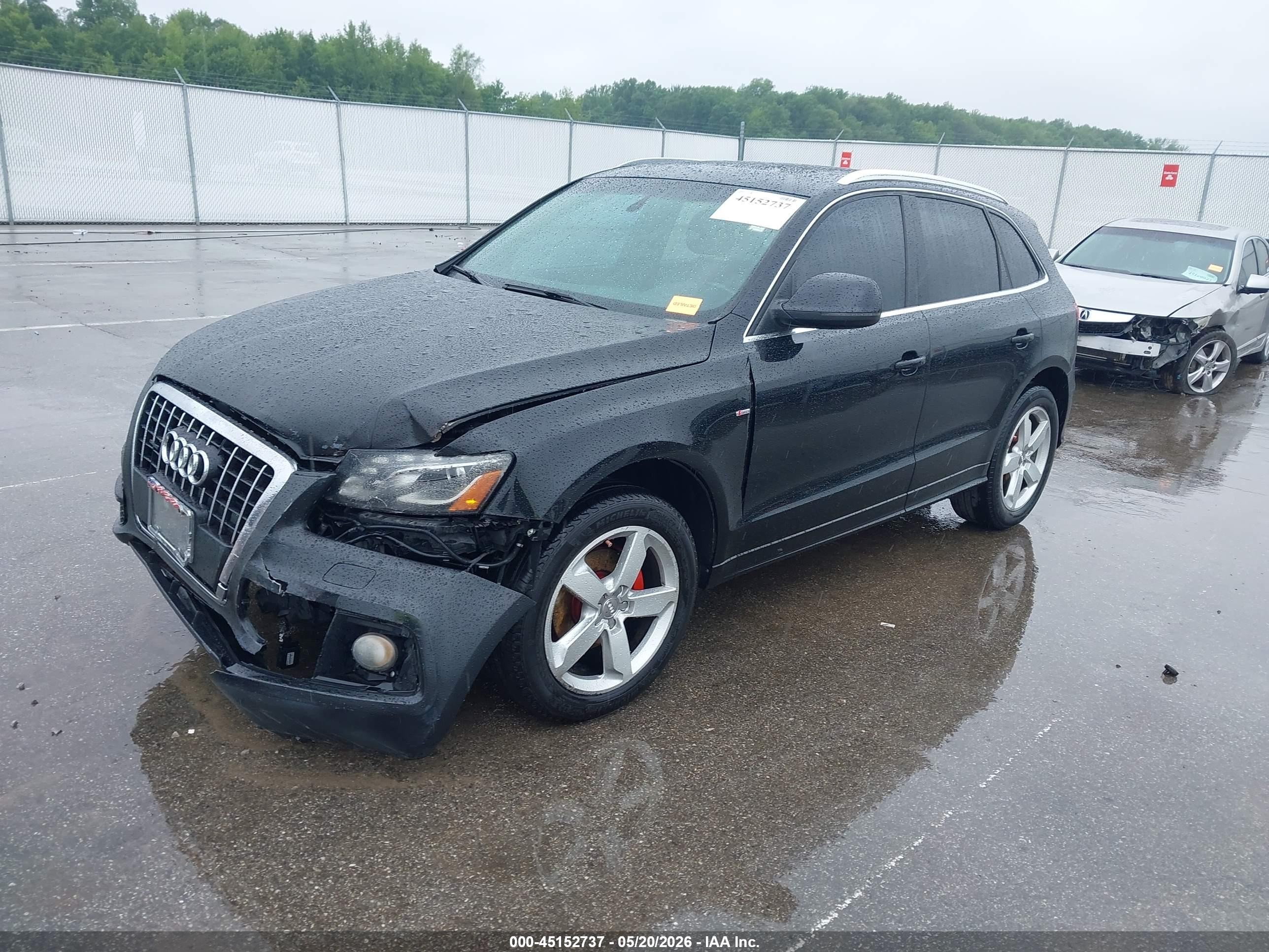 2012 Audi Q5 3.2 Premium Plus Black vin: WA1DKAFP2CA034732