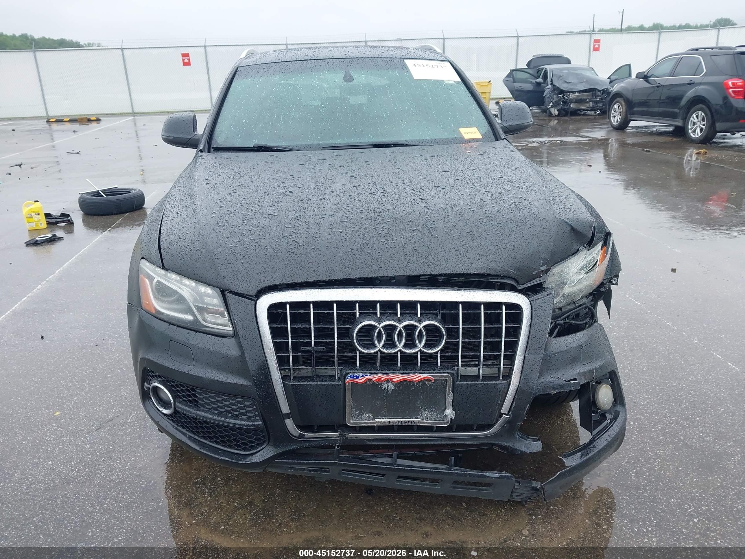 2012 Audi Q5 3.2 Premium Plus Black vin: WA1DKAFP2CA034732