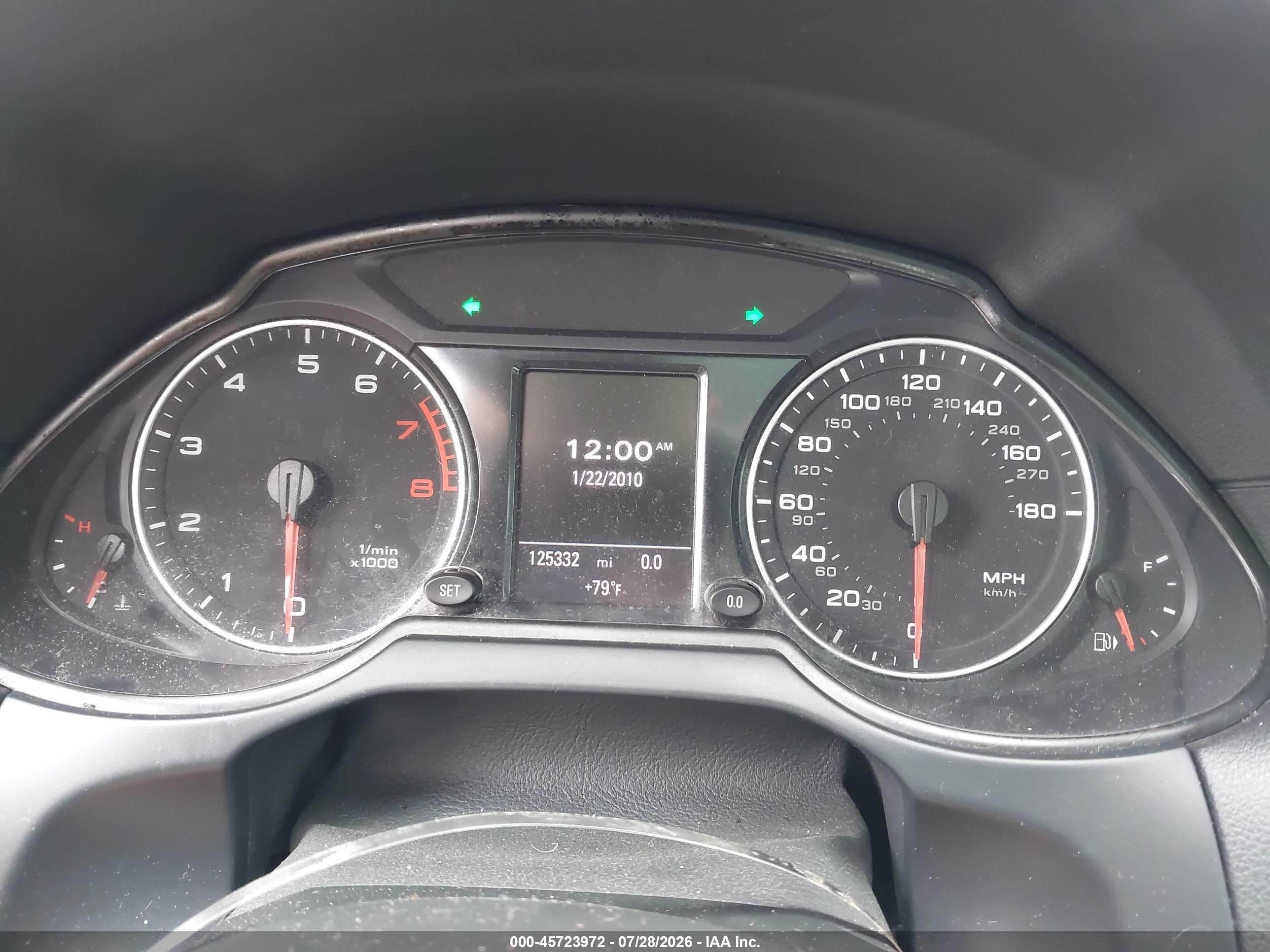 2012 Audi Q5 3.2 Premium Plus Gray vin: WA1DKAFP2CA047867