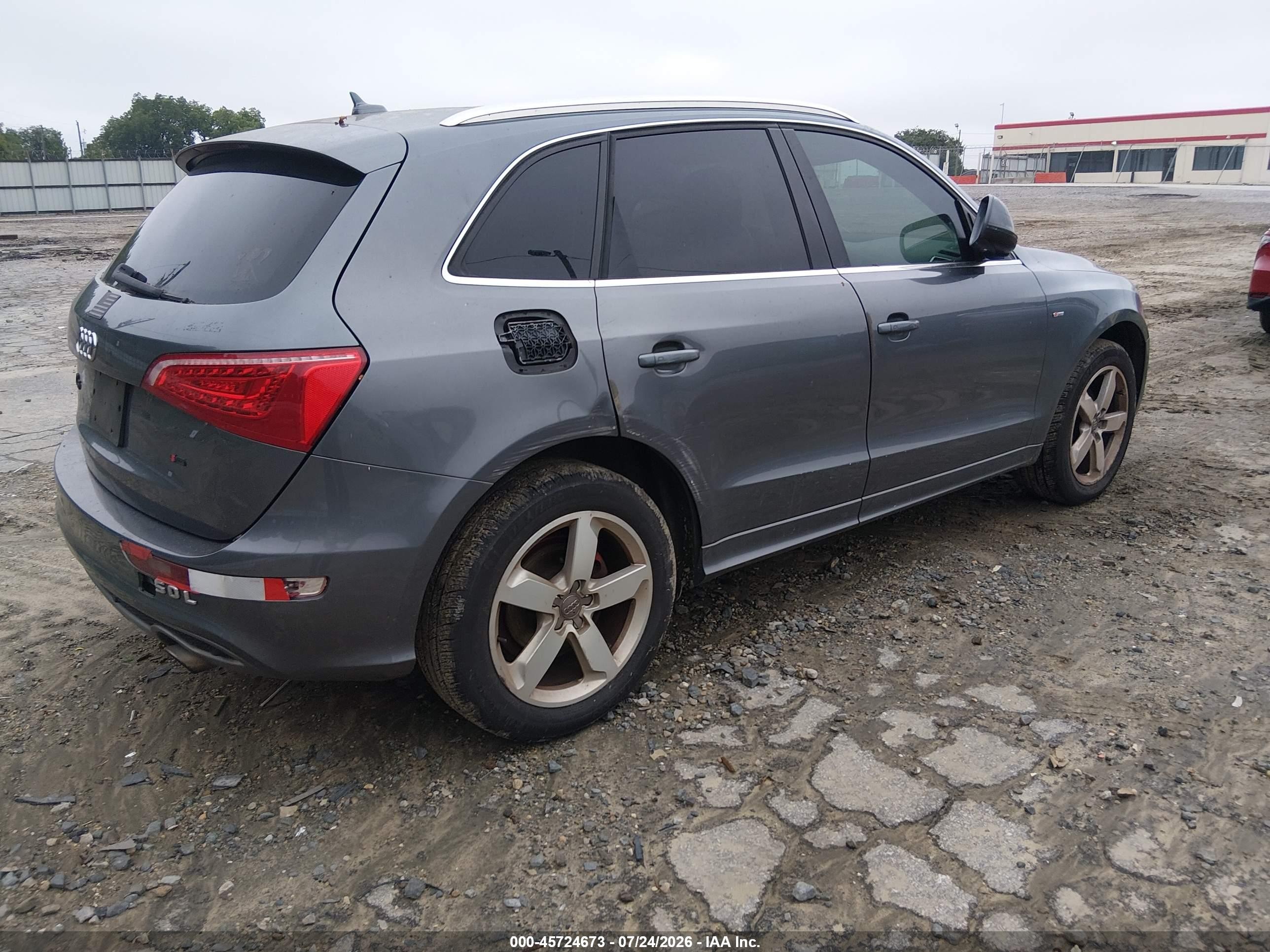 2012 Audi Q5 3.2 Premium Plus Gray vin: WA1DKAFP3CA035212