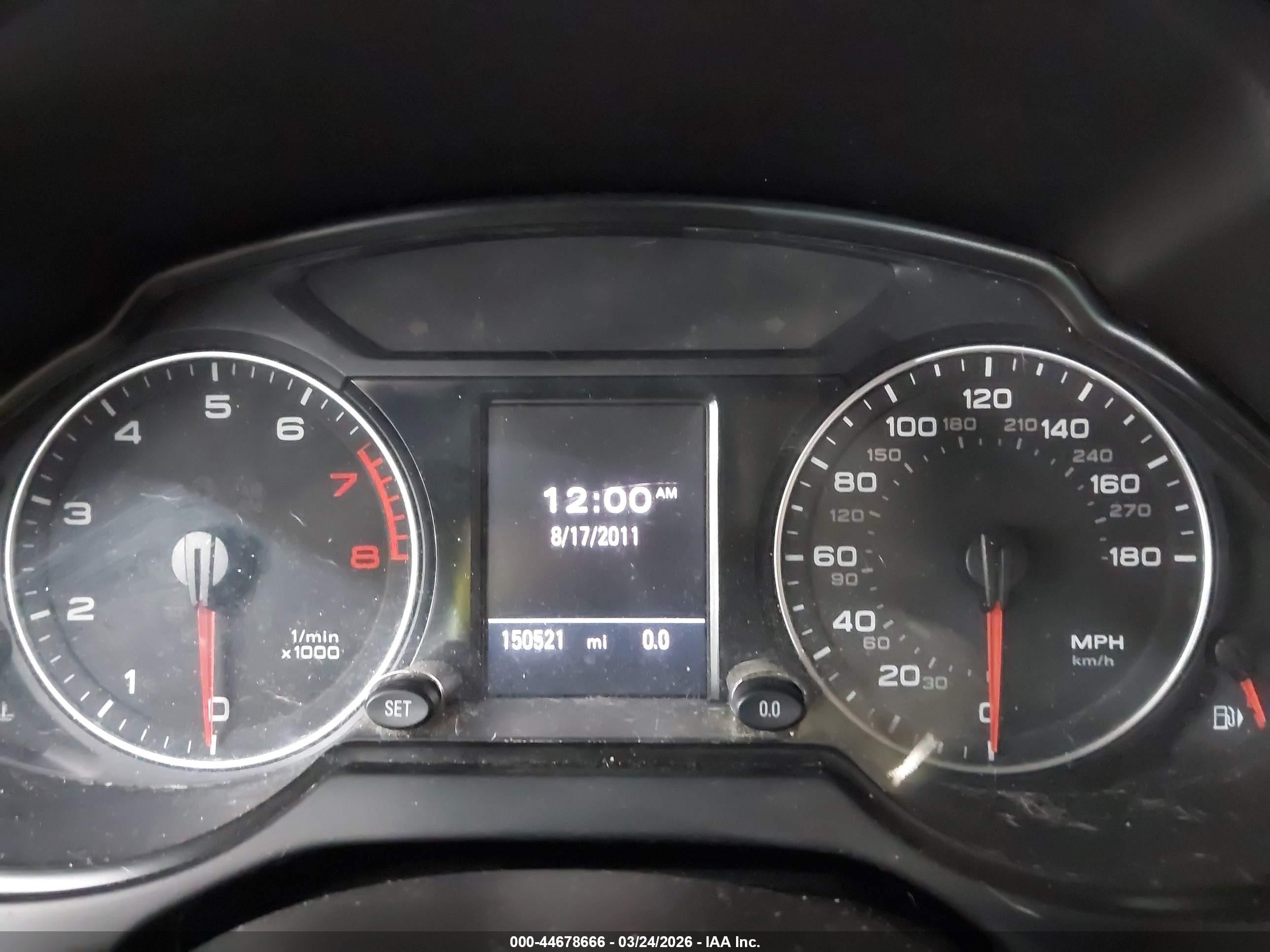 2012 Audi Q5 3.2 Premium Plus Dark Blue vin: WA1DKAFP4CA083981