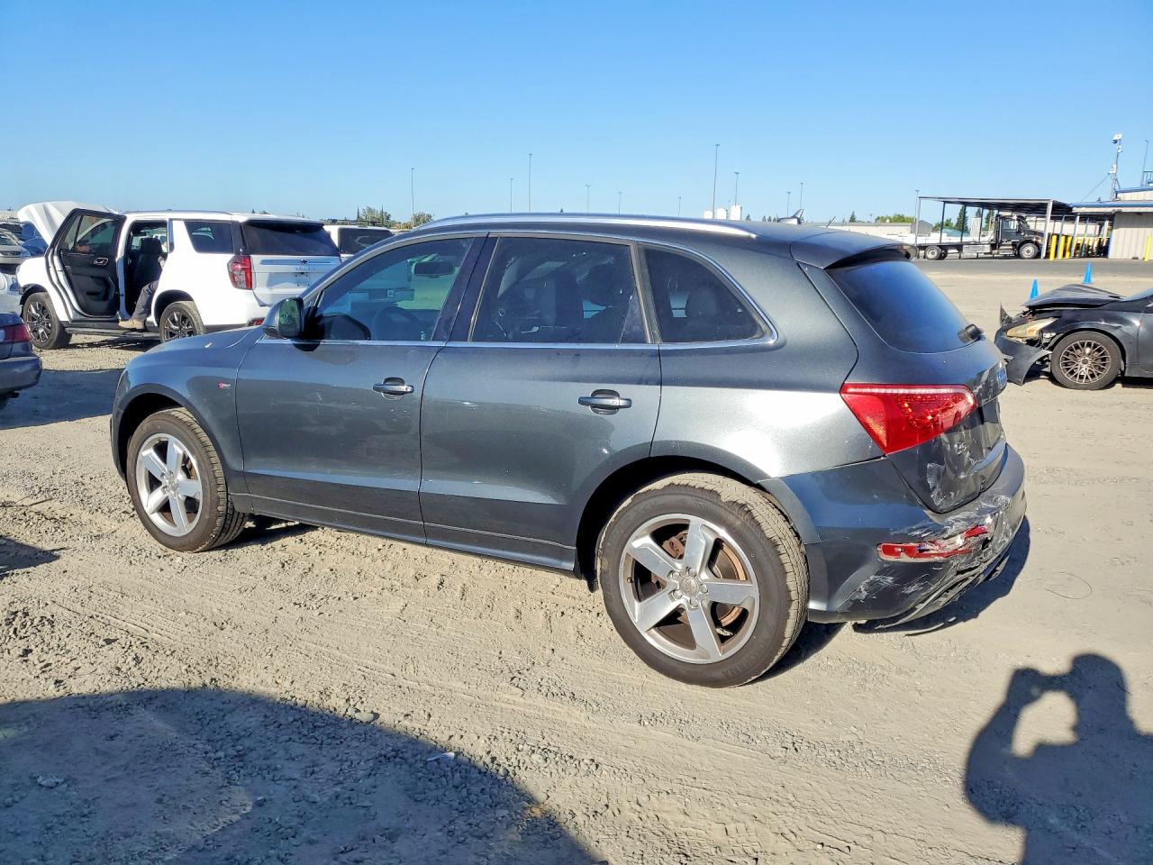 2012 Audi Q5 Premium Plus Gray vin: WA1DKAFP4CA087626