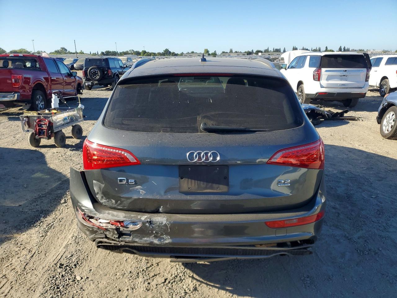 2012 Audi Q5 Premium Plus Gray vin: WA1DKAFP4CA087626