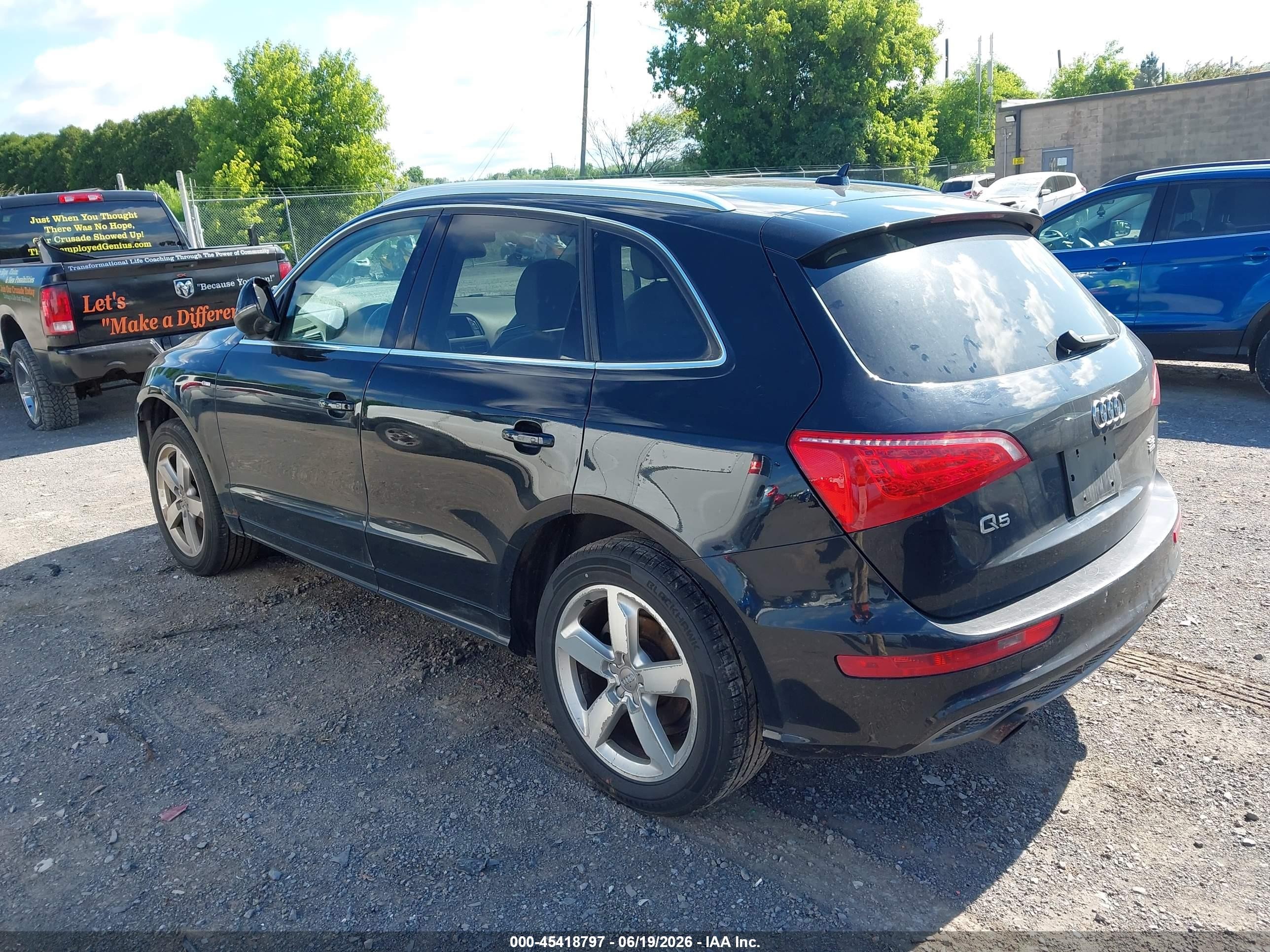 2012 Audi Q5 3.2 Premium Plus Black vin: WA1DKAFP5CA021487