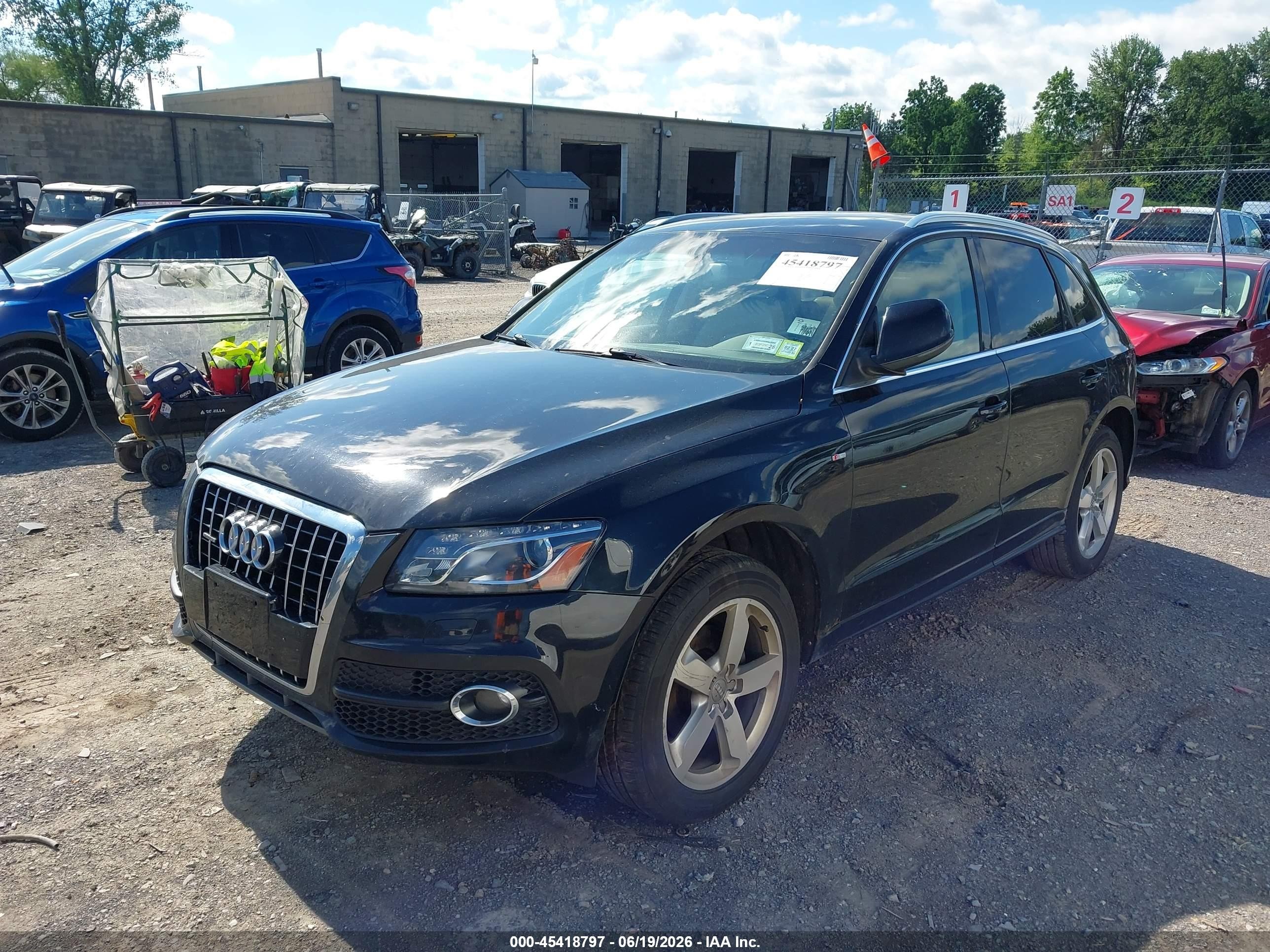 2012 Audi Q5 3.2 Premium Plus Black vin: WA1DKAFP5CA021487