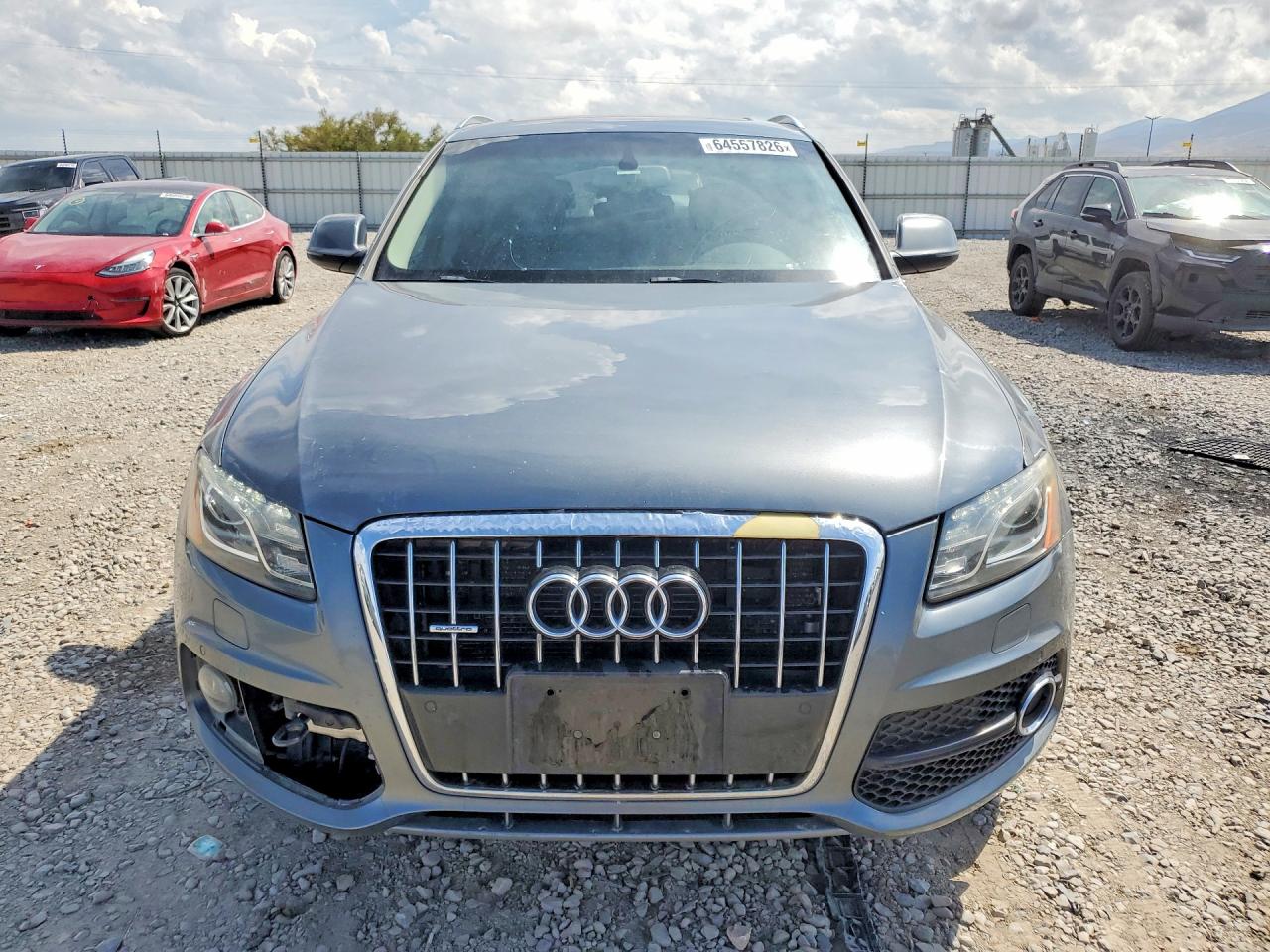 2012 Audi Q5 Premium Plus Gray vin: WA1DKAFP5CA065036