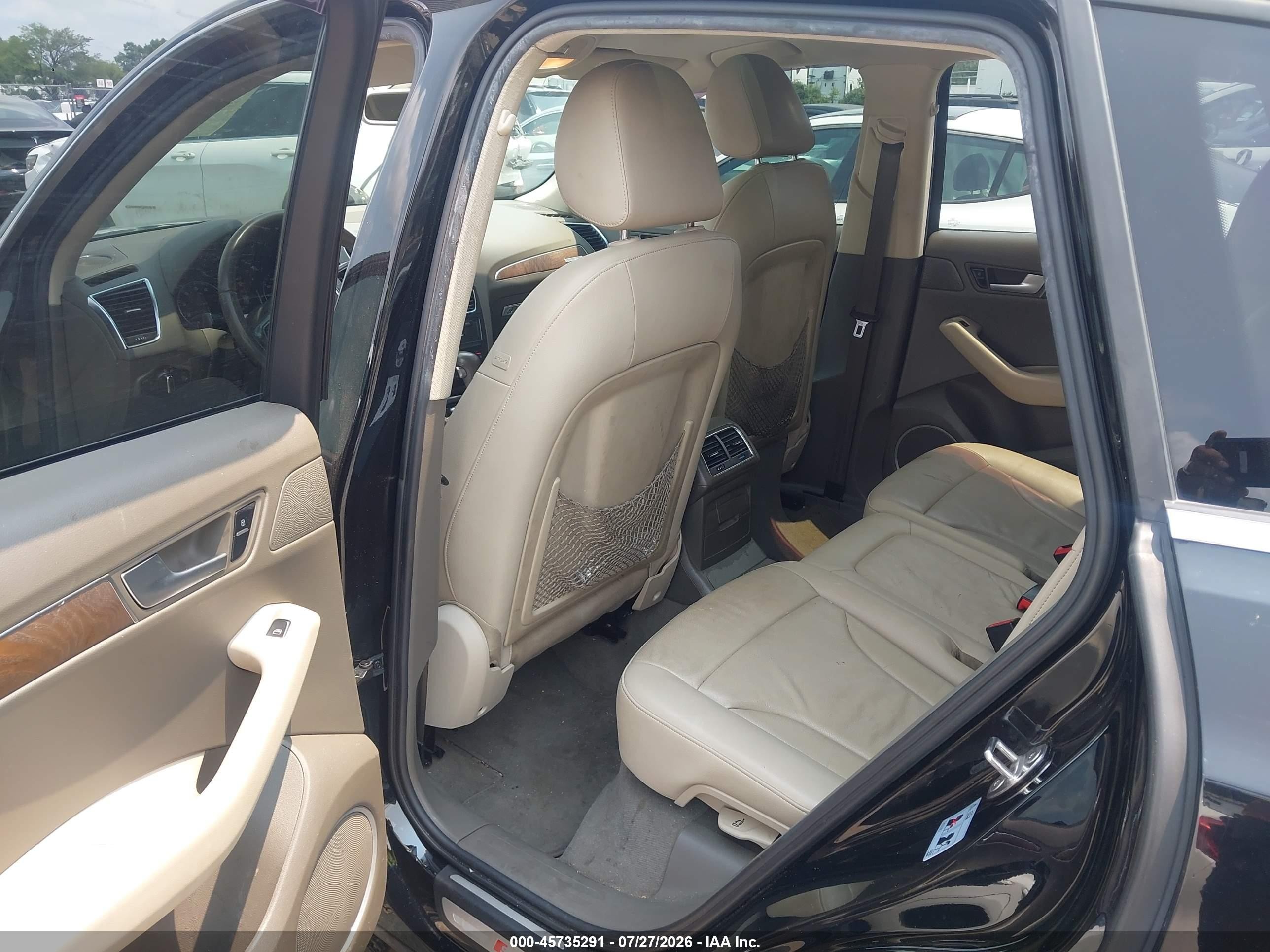 2012 Audi Q5 3.2 Premium Plus Black vin: WA1DKAFP5CA111657