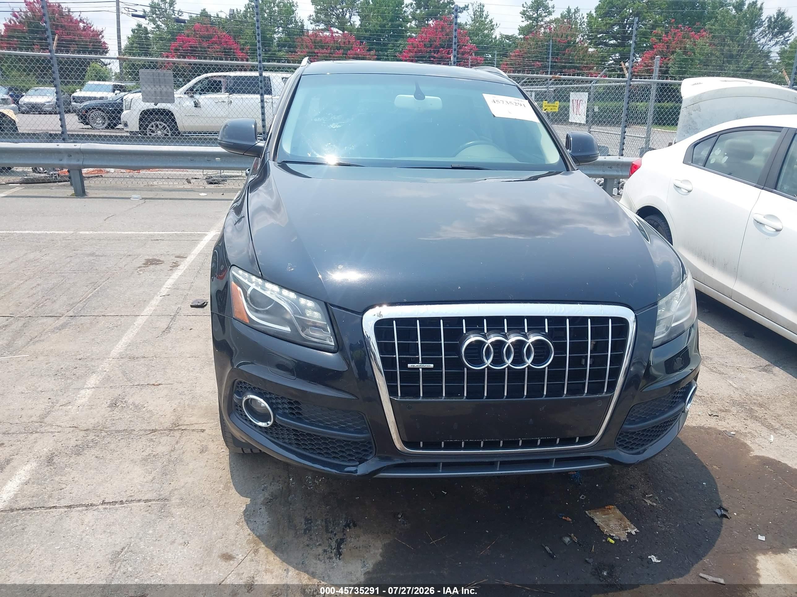 2012 Audi Q5 3.2 Premium Plus Black vin: WA1DKAFP5CA111657
