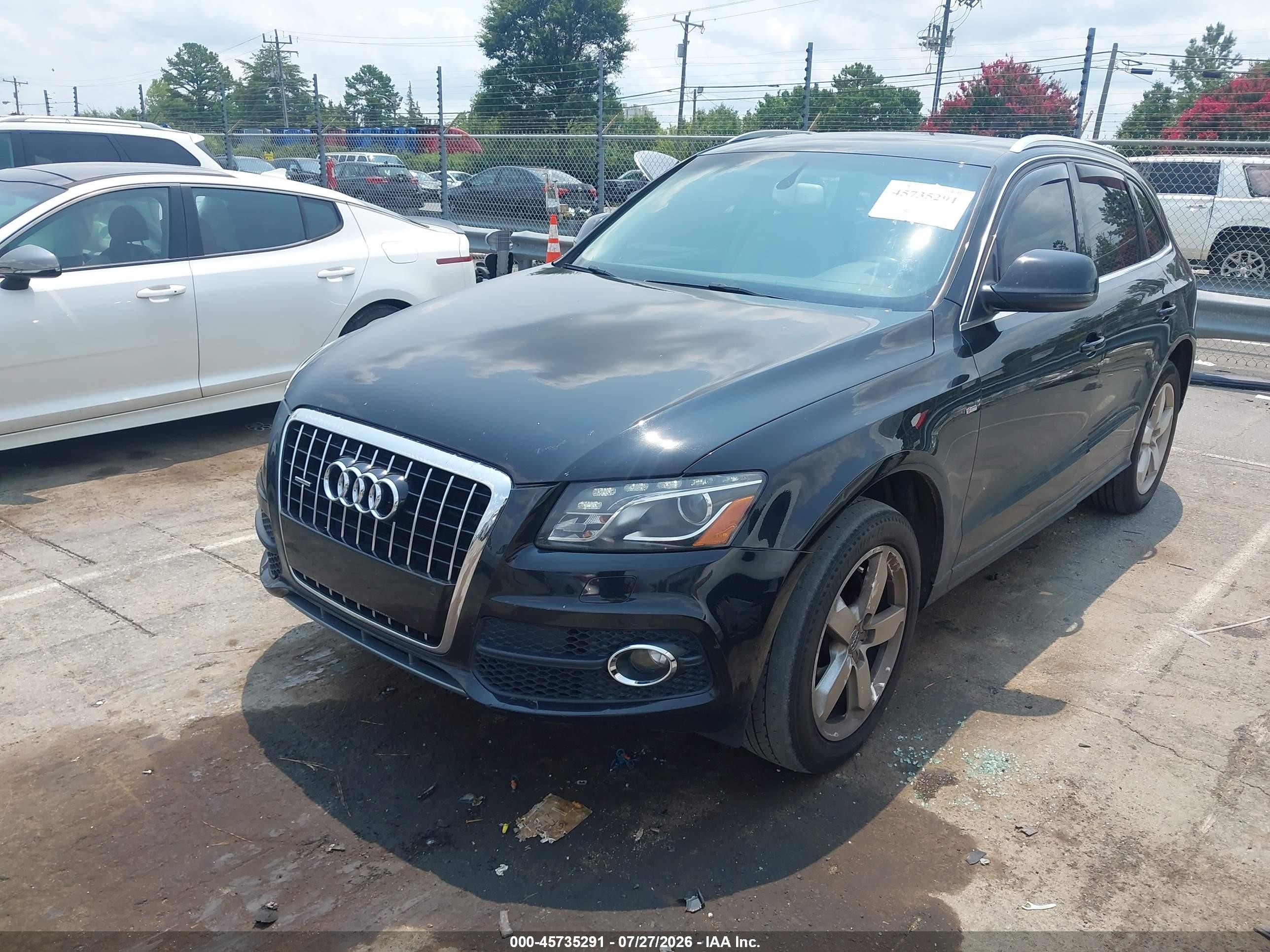 2012 Audi Q5 3.2 Premium Plus Black vin: WA1DKAFP5CA111657