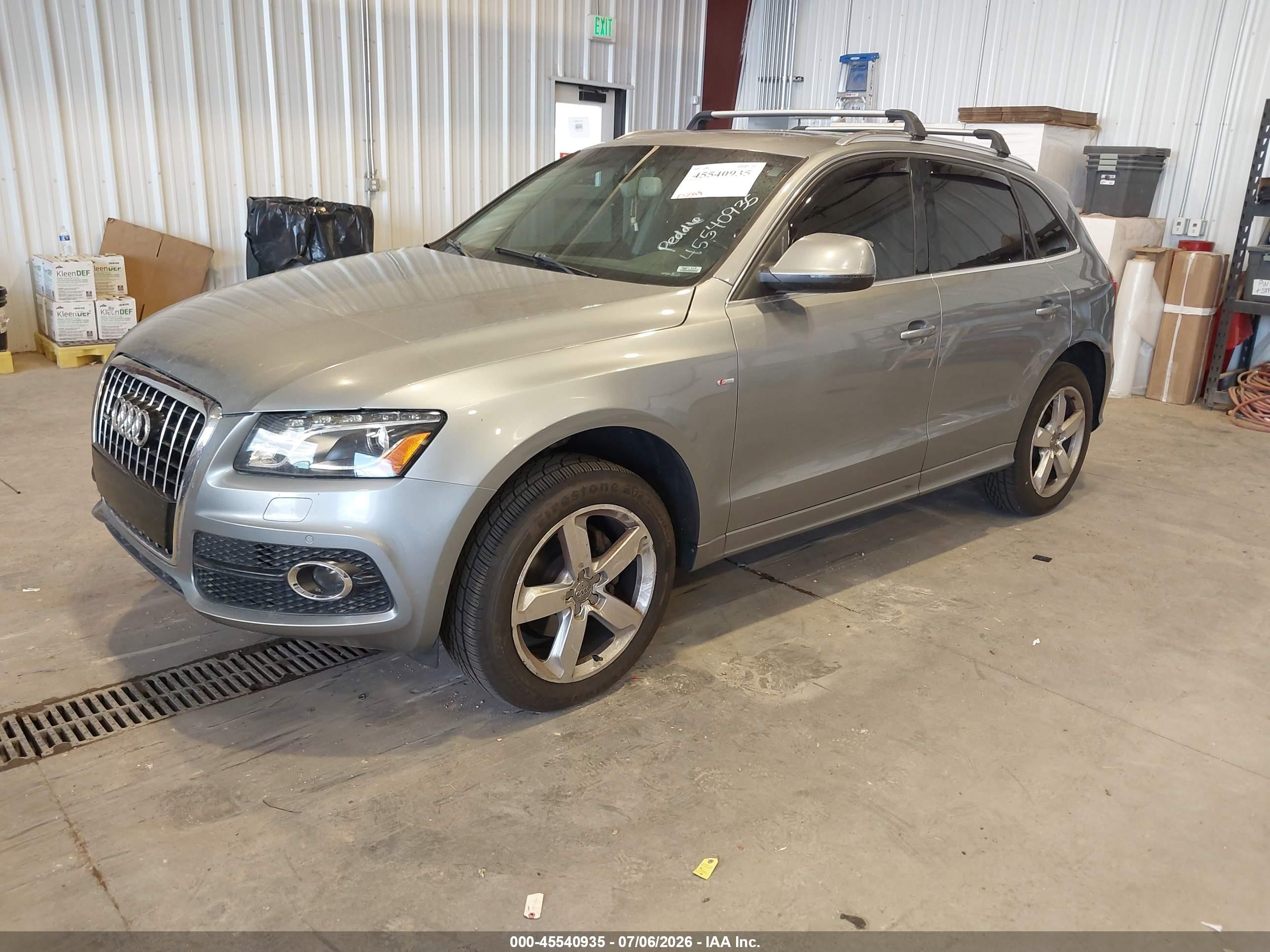 2011 Audi Q5 3.2 Premium Plus Silver vin: WA1DKAFP6BA001330