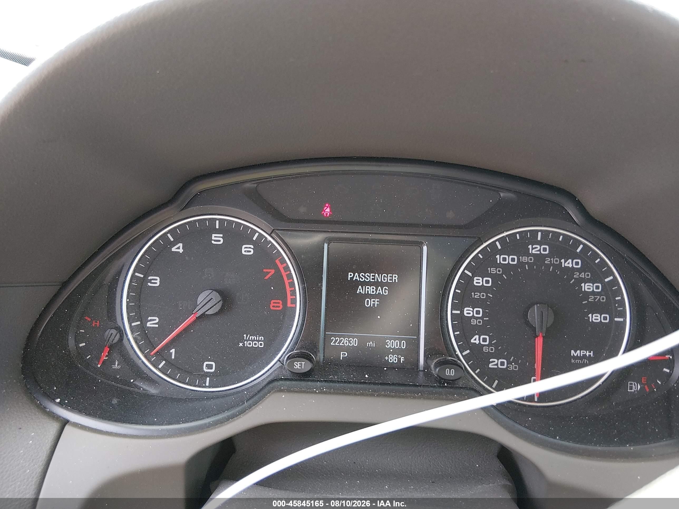 2011 Audi Q5 3.2 Premium Plus Blue vin: WA1DKAFP6BA017463