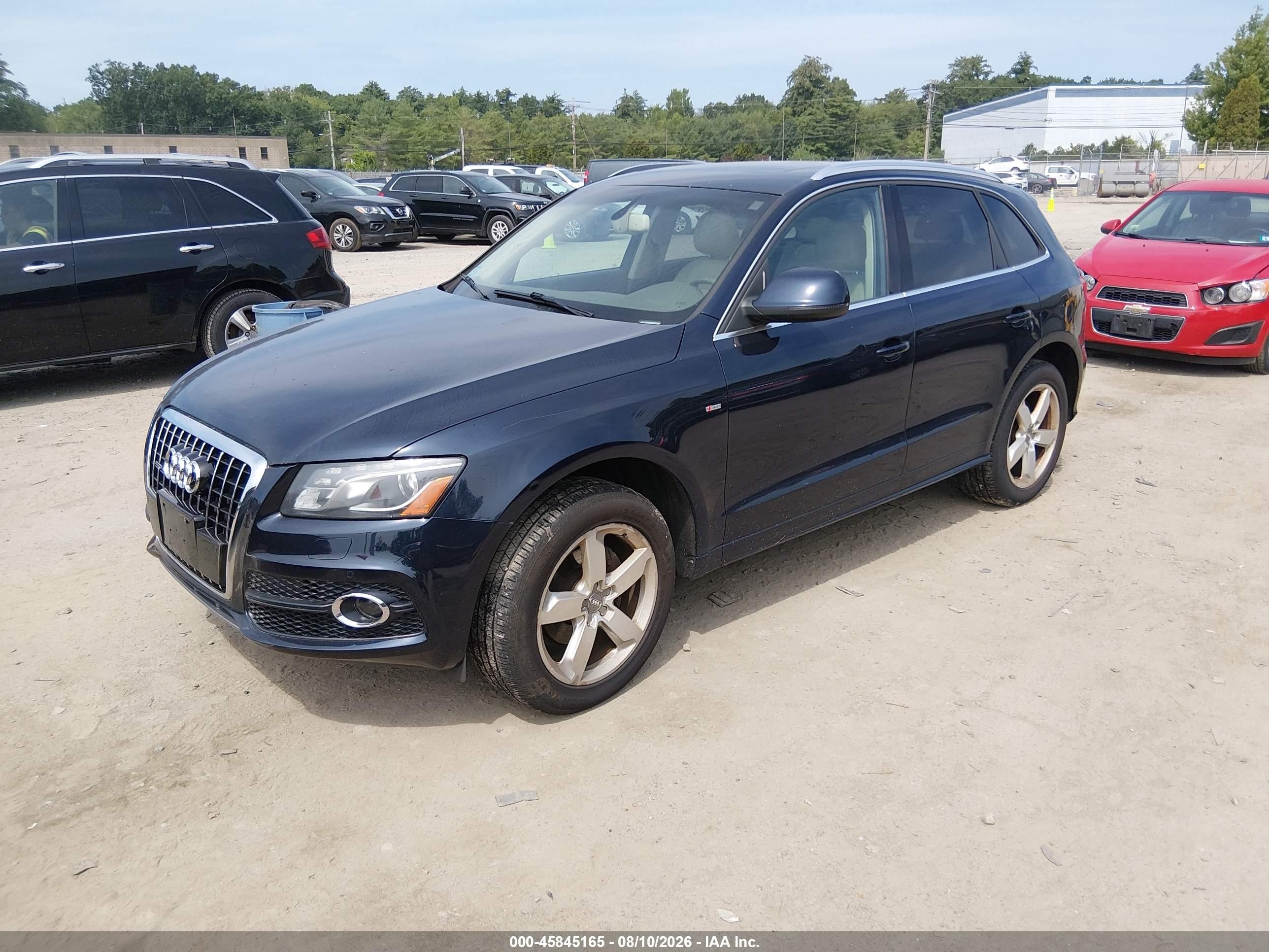 2011 Audi Q5 3.2 Premium Plus Blue vin: WA1DKAFP6BA017463