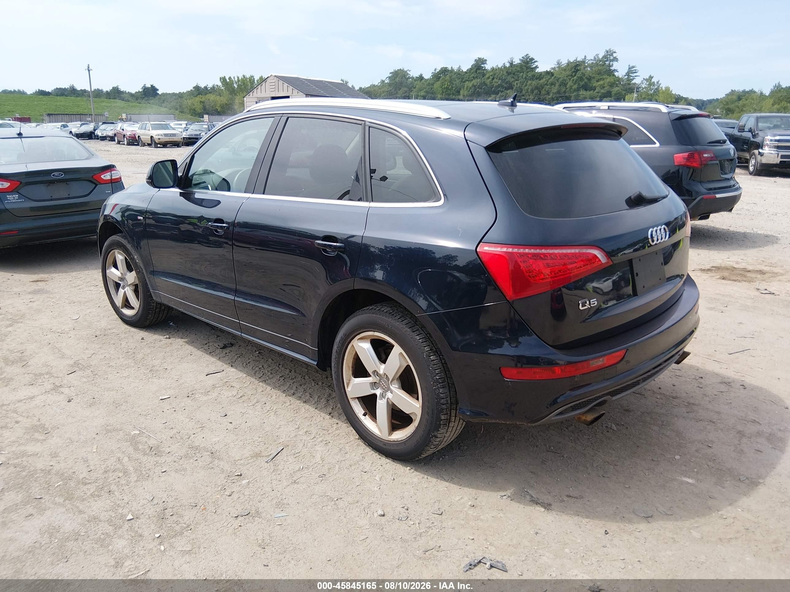 2011 Audi Q5 3.2 Premium Plus Blue vin: WA1DKAFP6BA017463