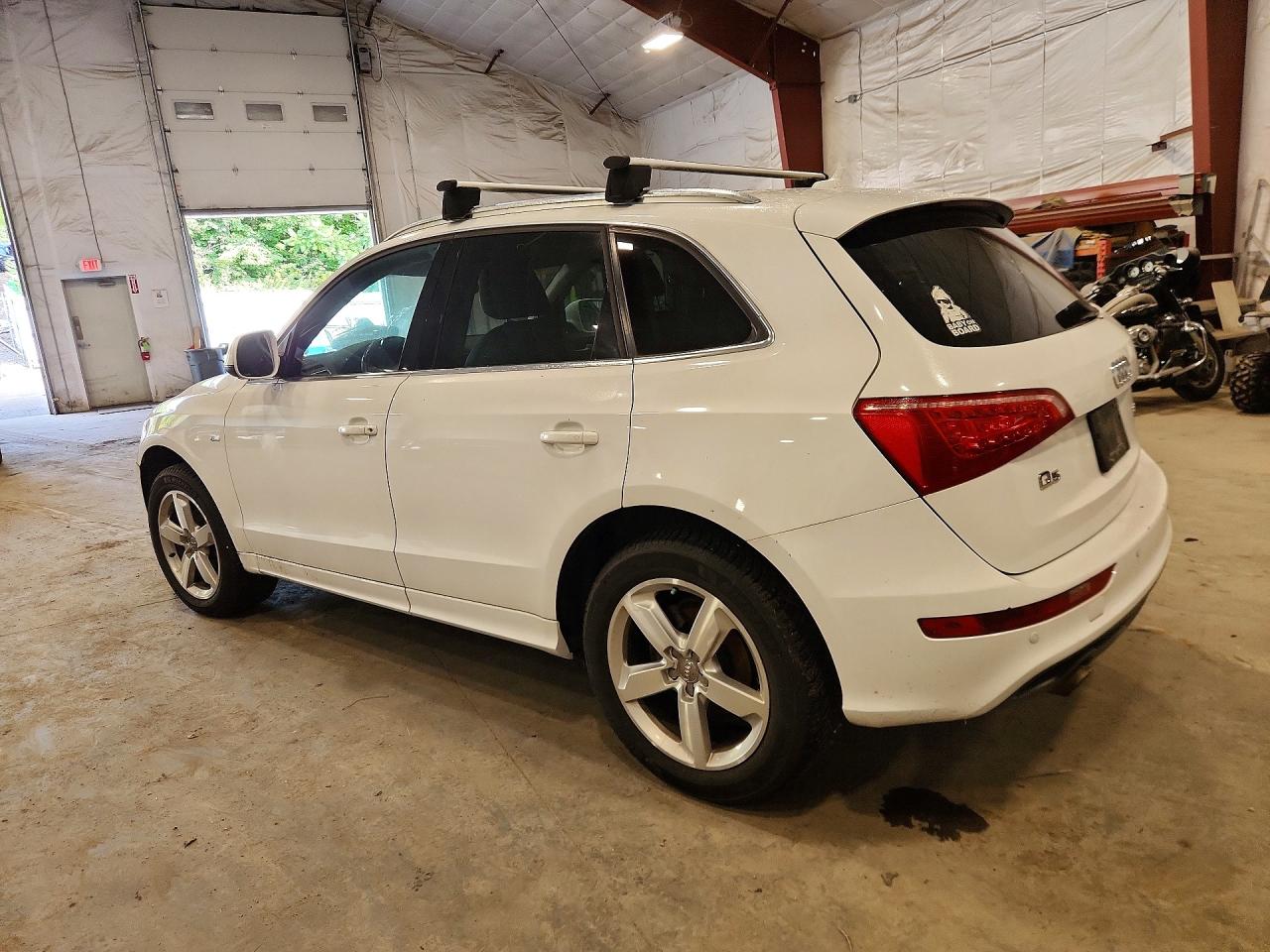 2012 Audi Q5 Premium Plus White vin: WA1DKAFP6CA023460