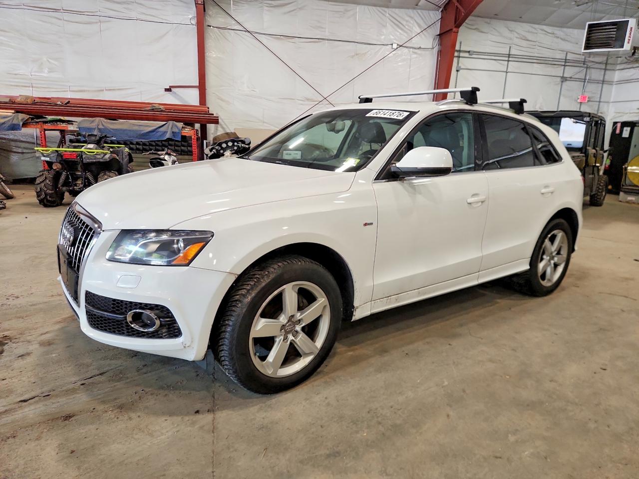 2012 Audi Q5 Premium Plus White vin: WA1DKAFP6CA023460