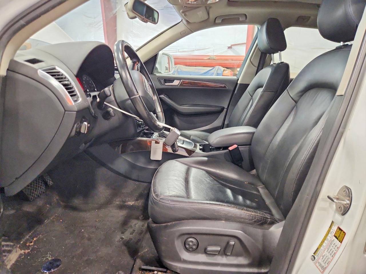 2012 Audi Q5 Premium Plus White vin: WA1DKAFP6CA023460