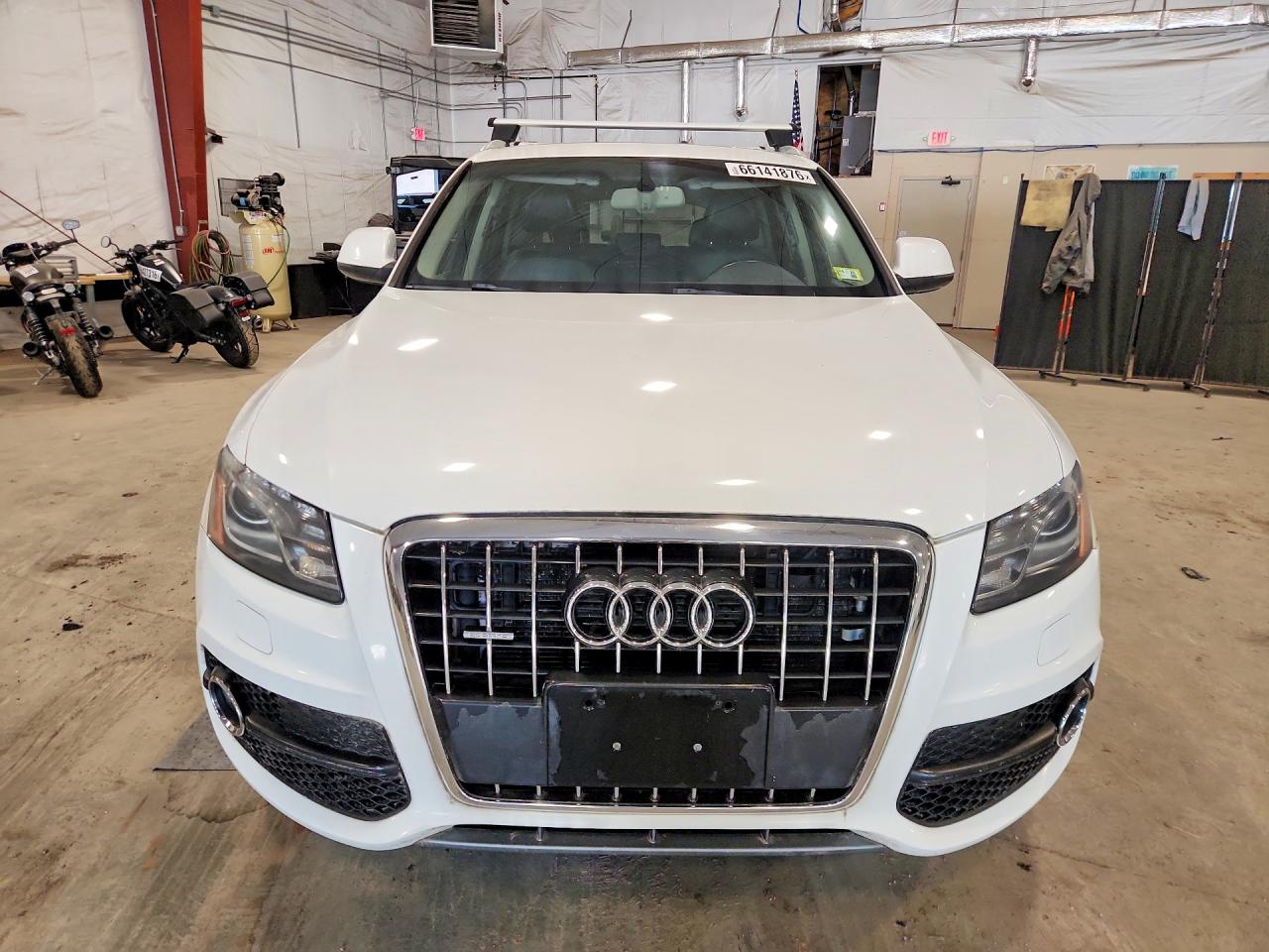 2012 Audi Q5 Premium Plus White vin: WA1DKAFP6CA023460