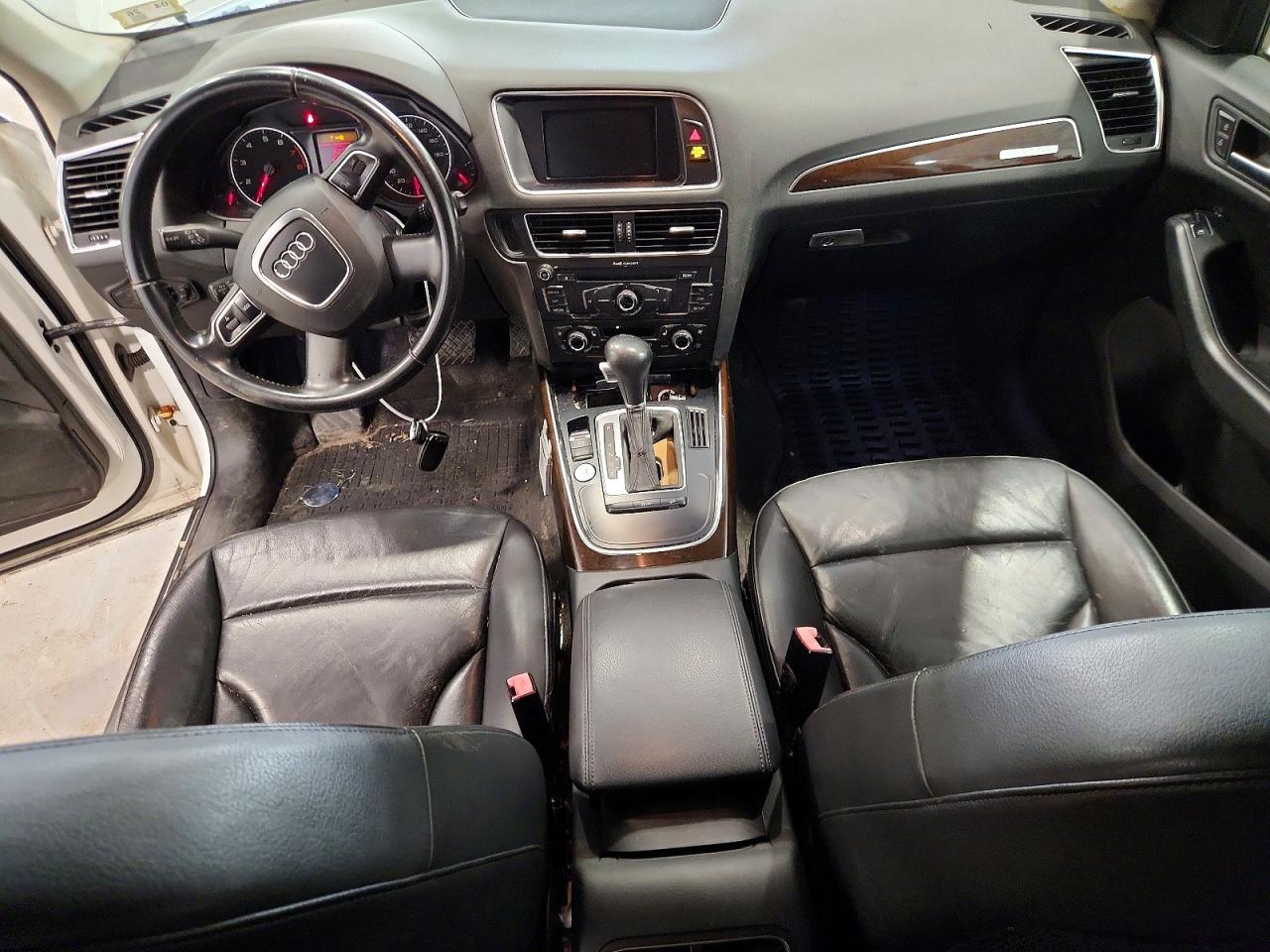 2012 Audi Q5 Premium Plus White vin: WA1DKAFP6CA023460