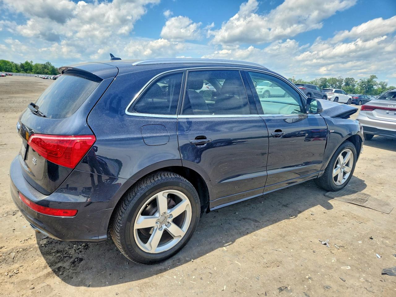 2012 Audi Q5 Premium Plus Синий vin: WA1DKAFP6CA032000