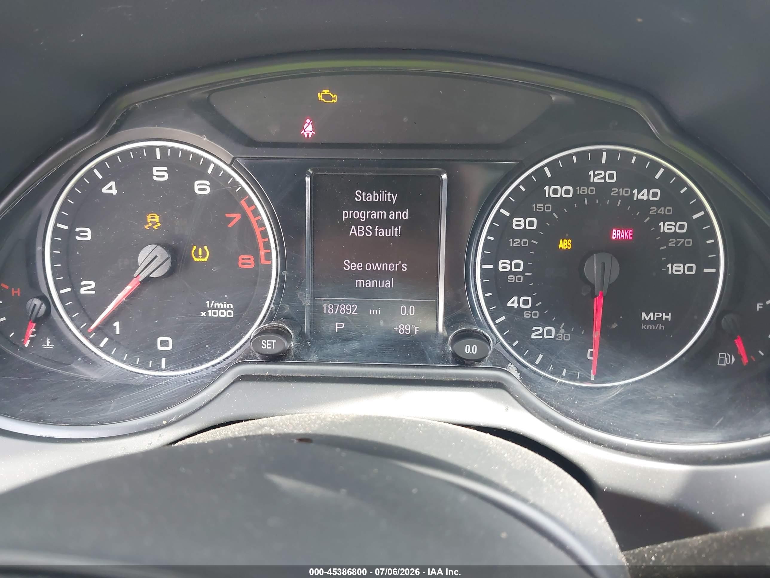 2012 Audi Q5 3.2 Premium Plus Gray vin: WA1DKAFP6CA108458