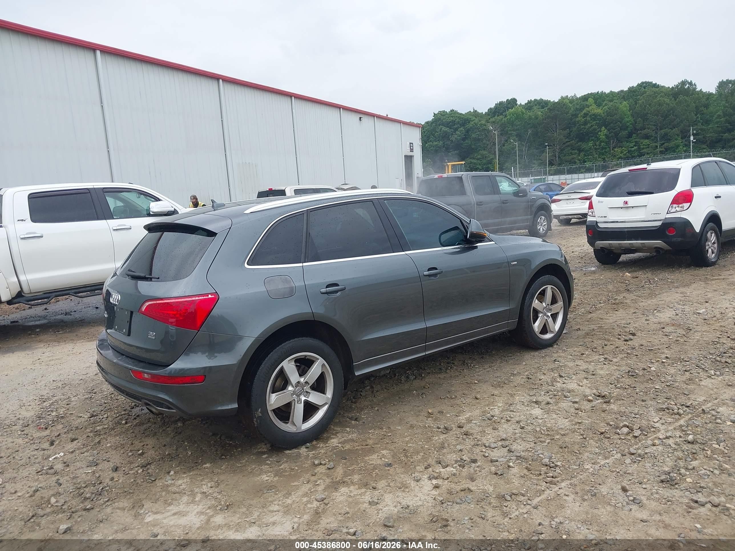 2012 Audi Q5 3.2 Premium Plus Gray vin: WA1DKAFP6CA108458