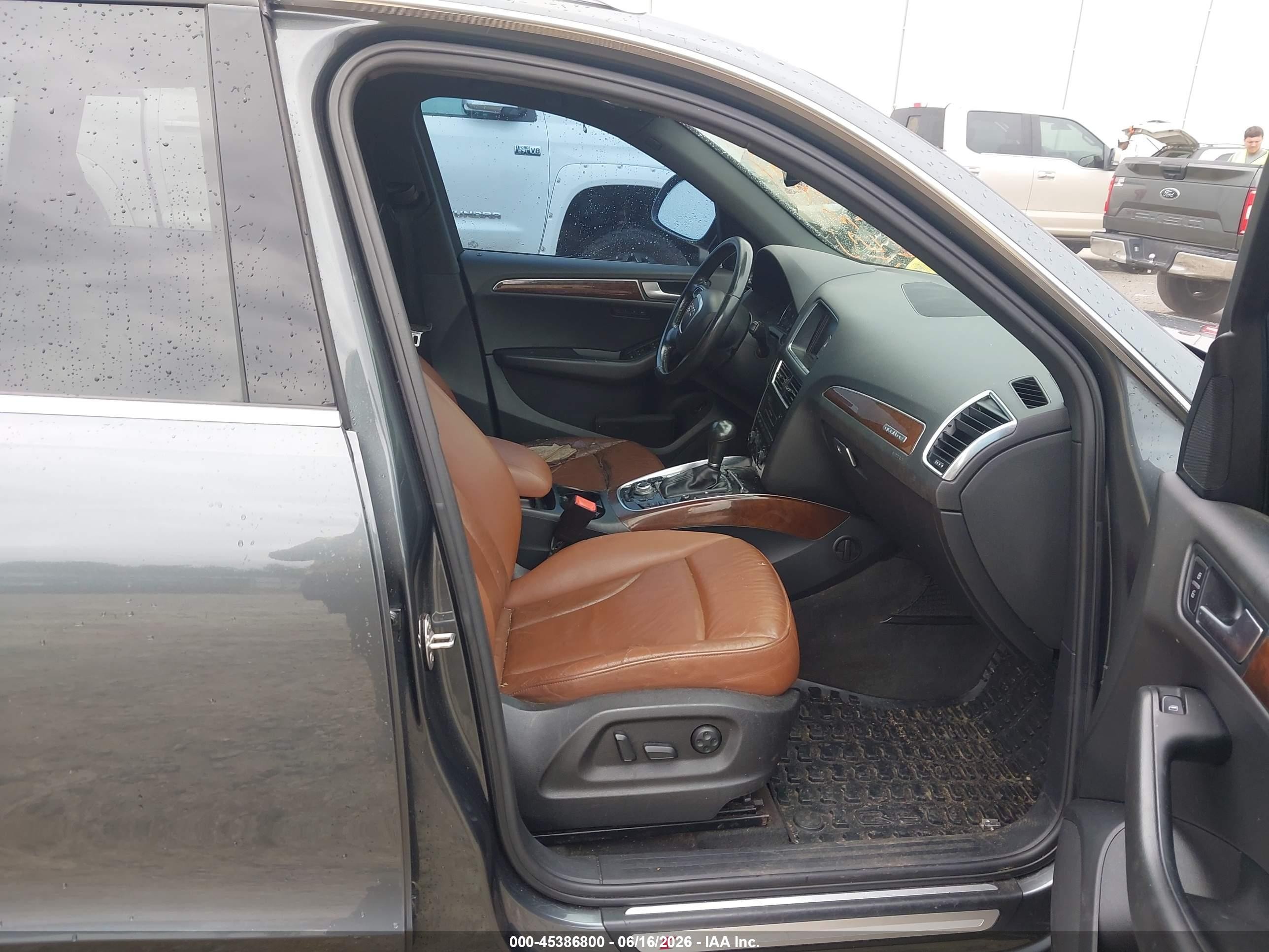 2012 Audi Q5 3.2 Premium Plus Gray vin: WA1DKAFP6CA108458