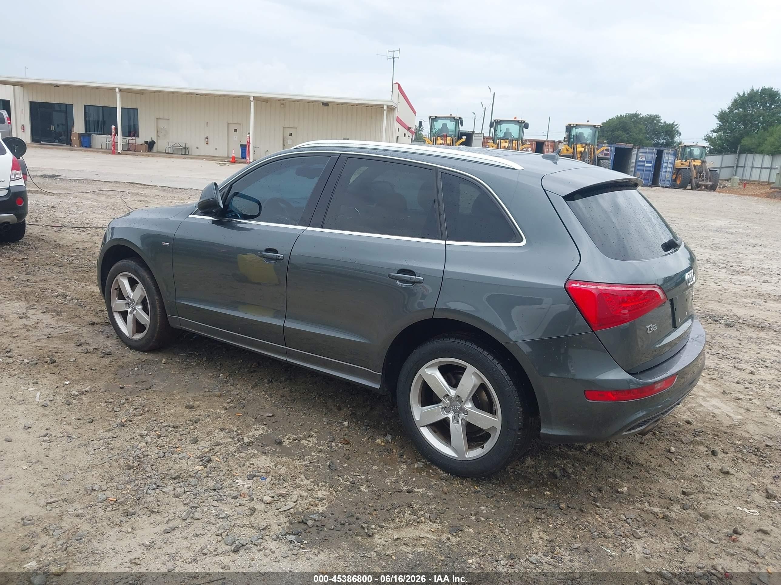 2012 Audi Q5 3.2 Premium Plus Gray vin: WA1DKAFP6CA108458