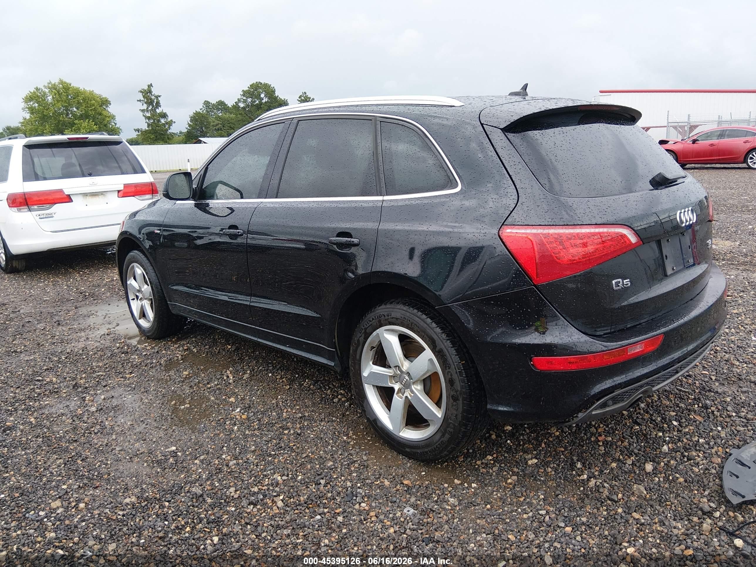 2012 Audi Q5 3.2 Premium Plus Black vin: WA1DKAFP6CA136678