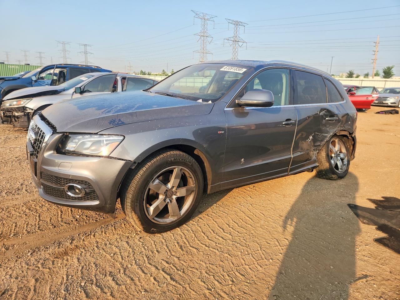 2012 Audi Q5 Premium Plus Silver vin: WA1DKAFP7CA049582