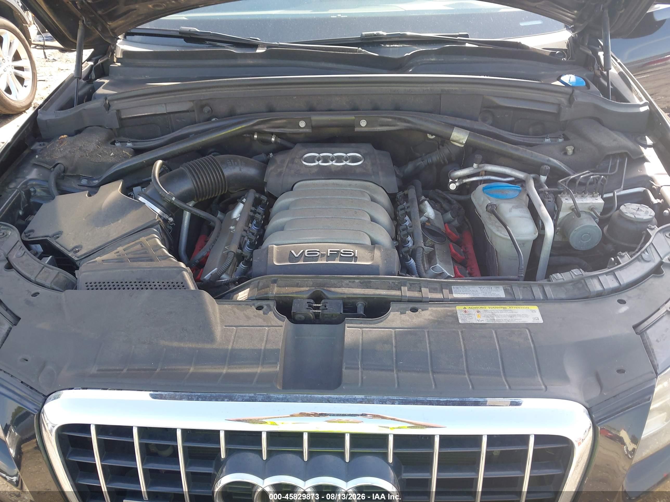 2011 Audi Q5 3.2 Premium Plus Черный vin: WA1DKAFP8BA035317