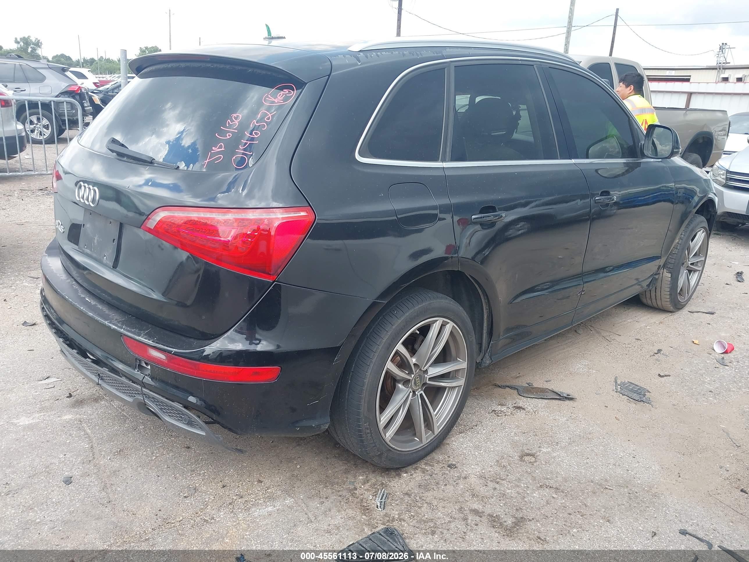 2012 Audi Q5 3.2 Premium Plus Black vin: WA1DKAFP8CA014632