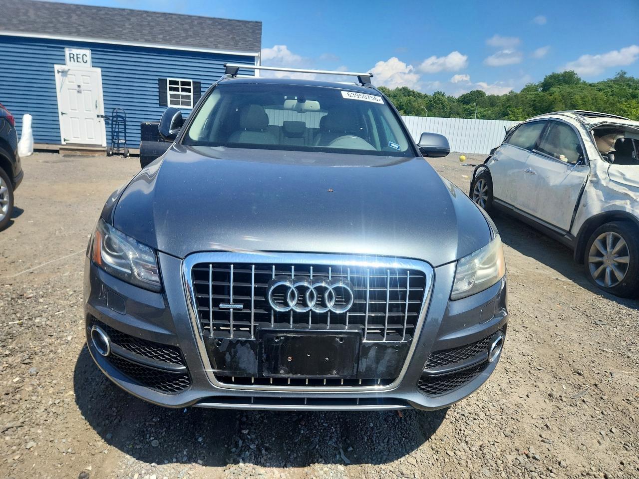 2012 Audi Q5 Premium Plus Gray vin: WA1DKAFP8CA091775