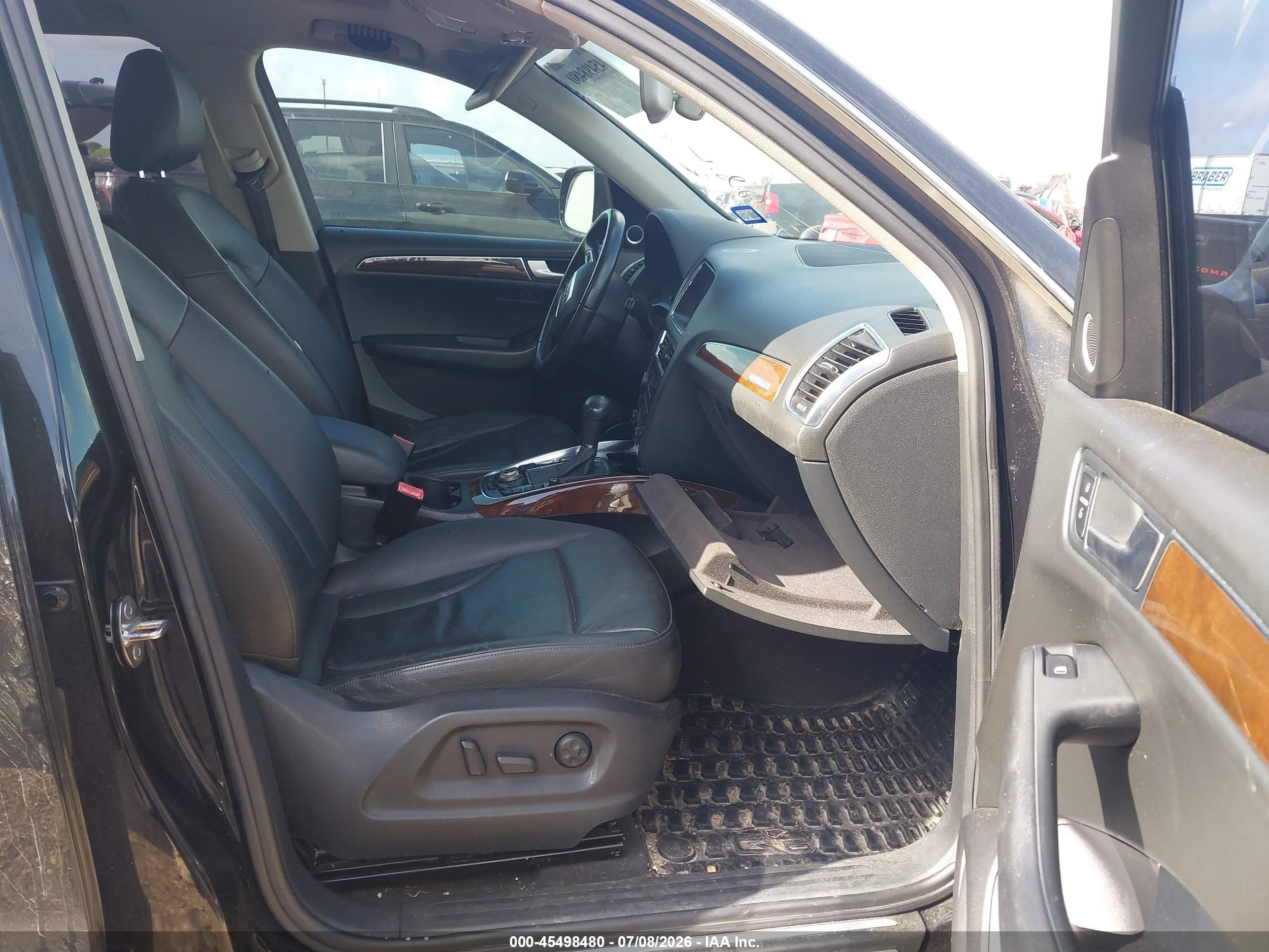 2012 Audi Q5 3.2 Premium Plus Black vin: WA1DKAFP9CA011853