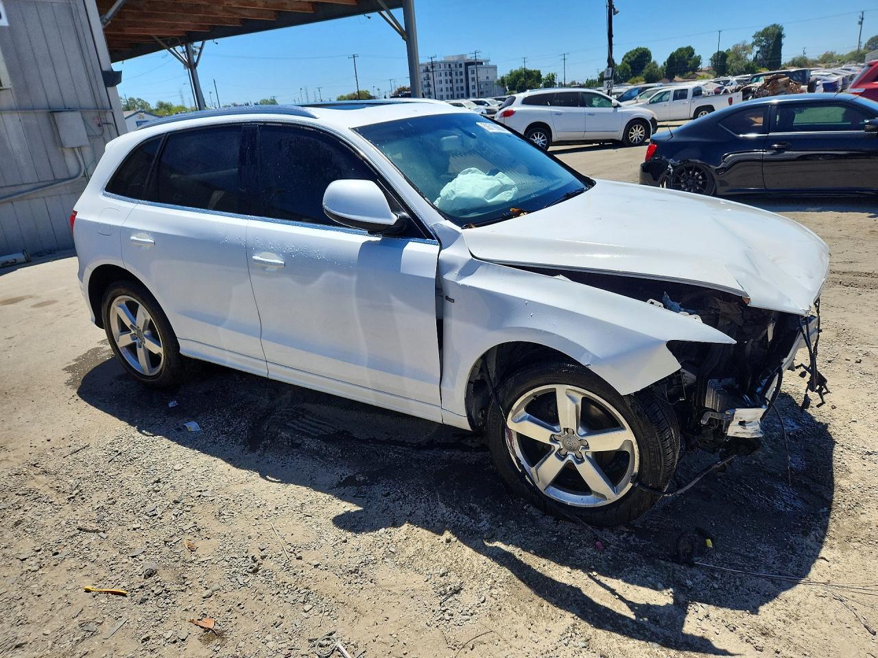 2012 Audi Q5 Premium Plus White vin: WA1DKAFP9CA106851