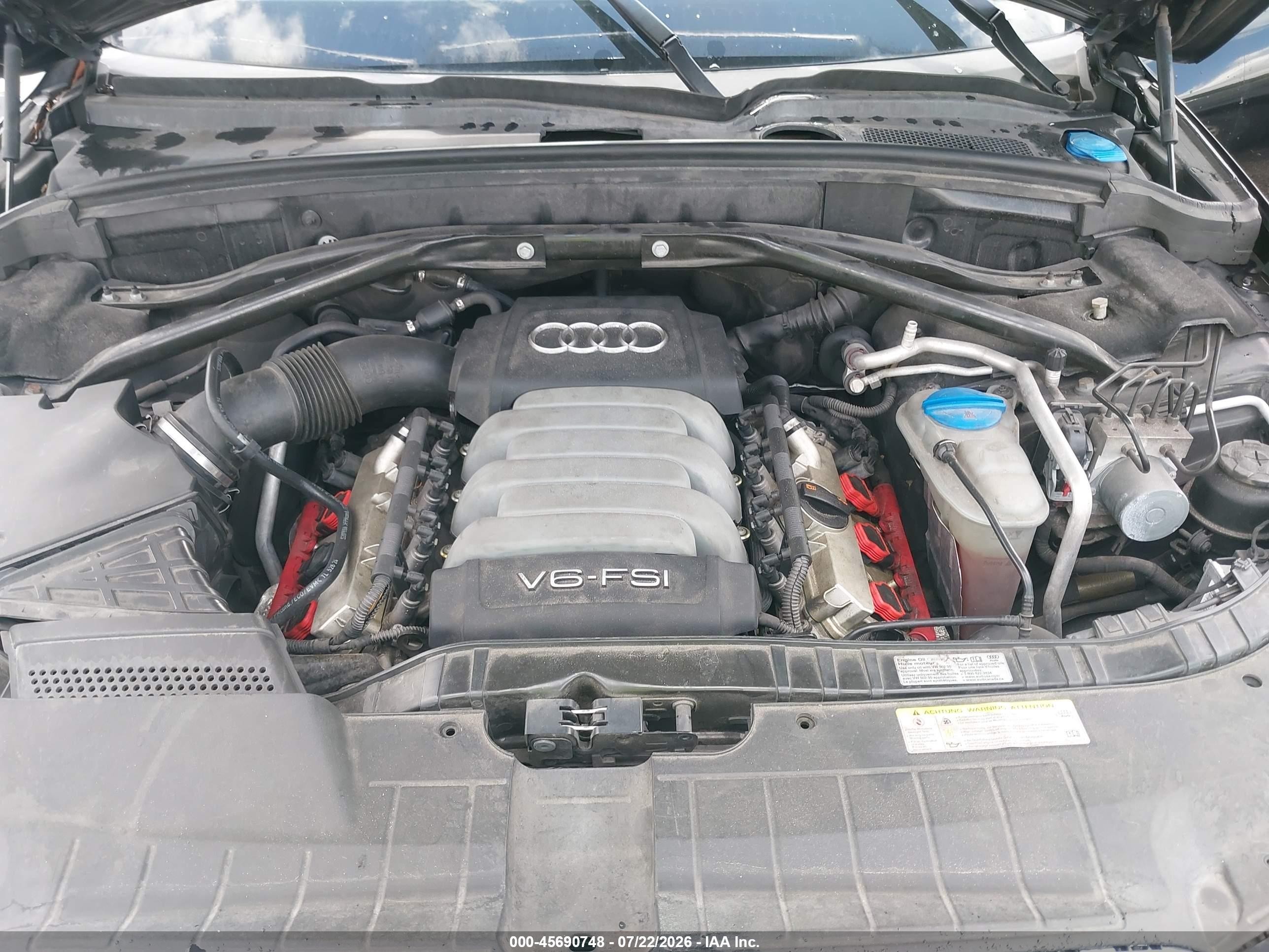 2012 Audi Q5 3.2 Premium Plus Black vin: WA1DKAFP9CA128316