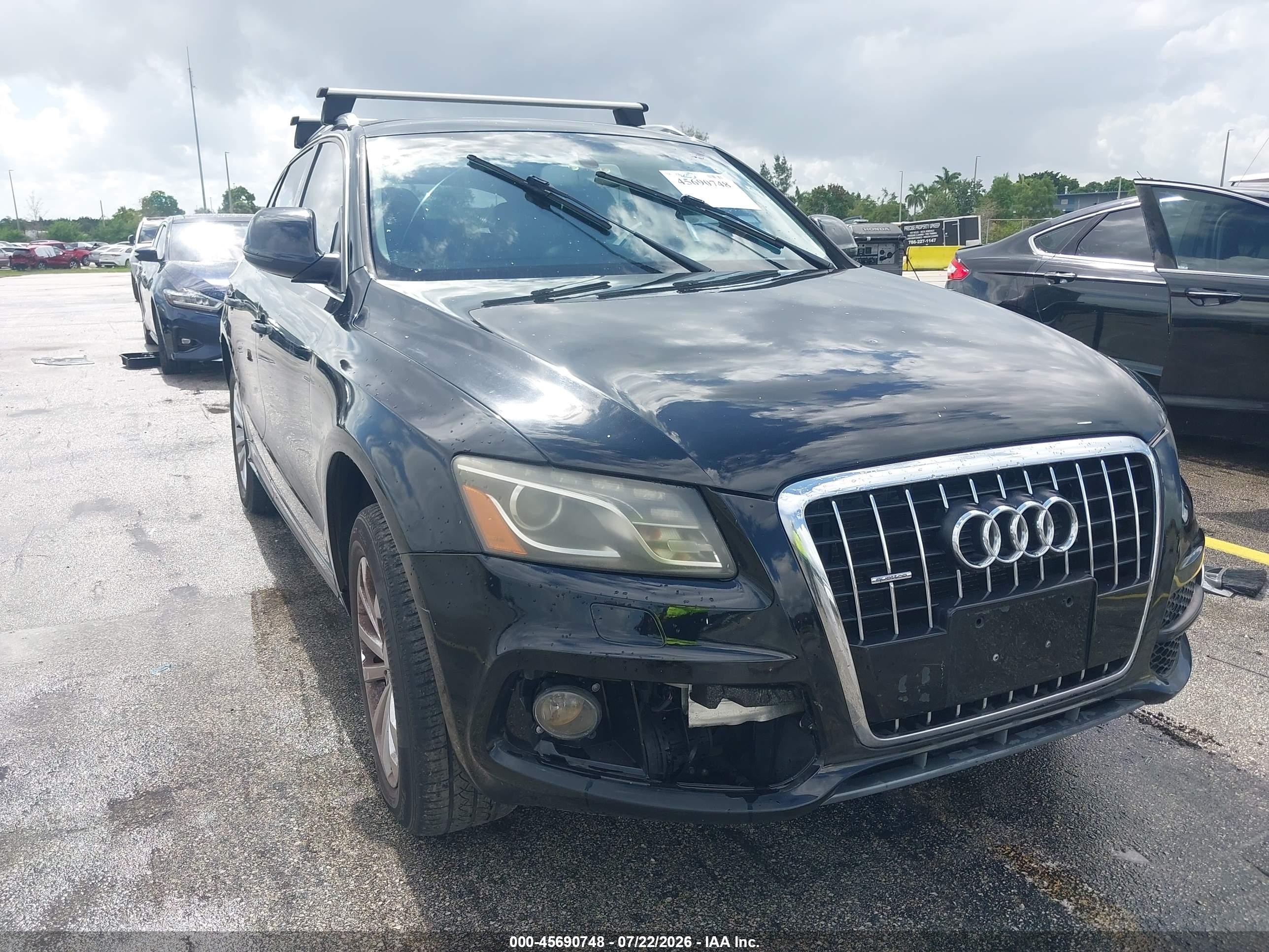 2012 Audi Q5 3.2 Premium Plus Black vin: WA1DKAFP9CA128316